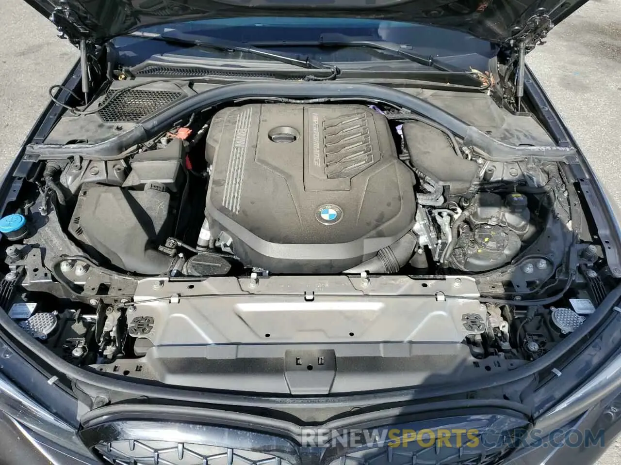 12 fotografías del automóvil dañado 3MW5U7J09N8C28073 BMW M3 2022