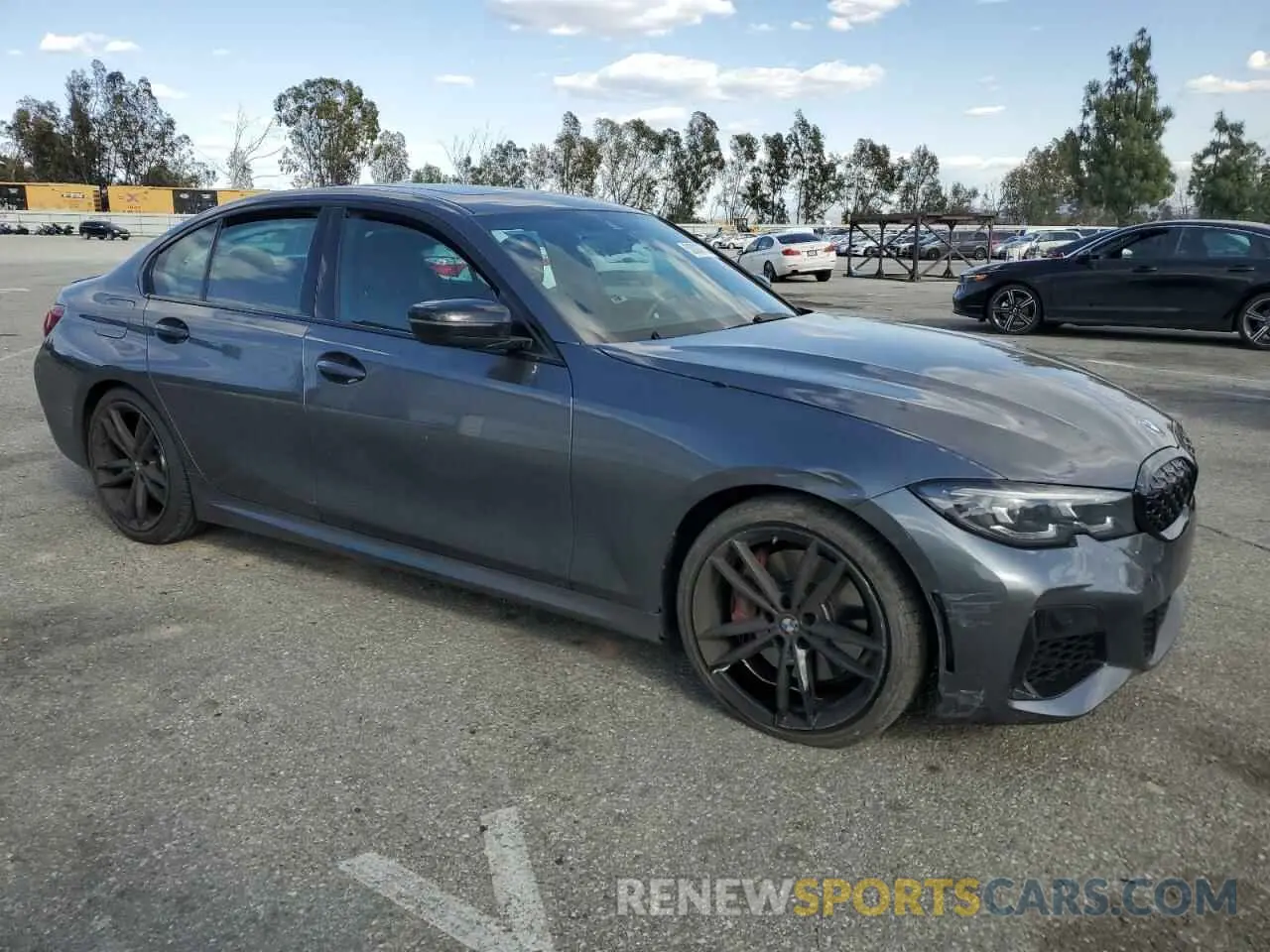 4 fotografías del automóvil dañado 3MW5U7J09N8C28073 BMW M3 2022