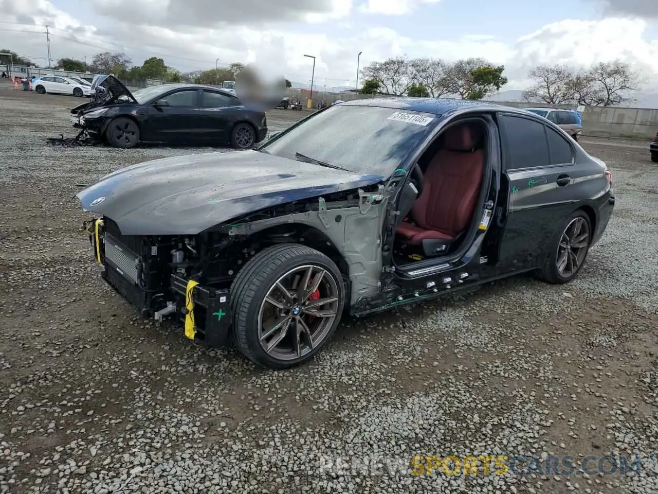 1 fotografías del automóvil dañado 3MW5U7J09N8C43110 BMW M3 2022