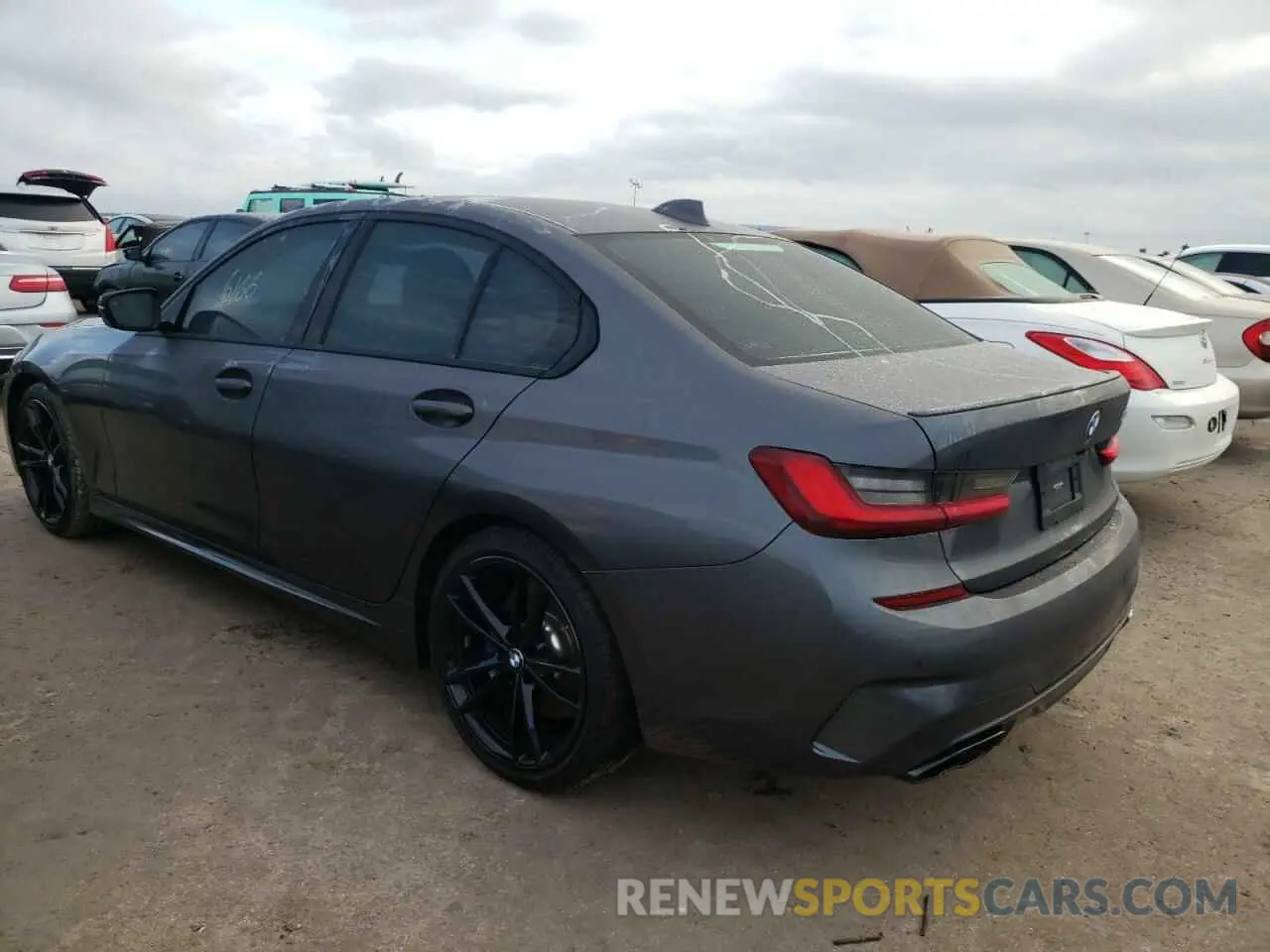 3 fotografías del automóvil dañado 3MW5U7J0XN8C30527 BMW M3 2022