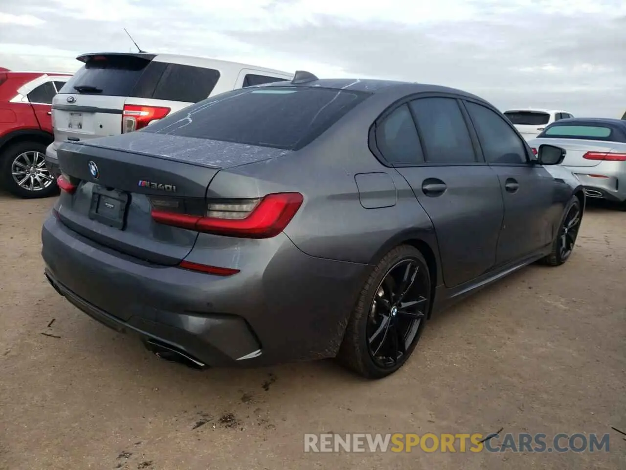 4 fotografías del automóvil dañado 3MW5U7J0XN8C30527 BMW M3 2022