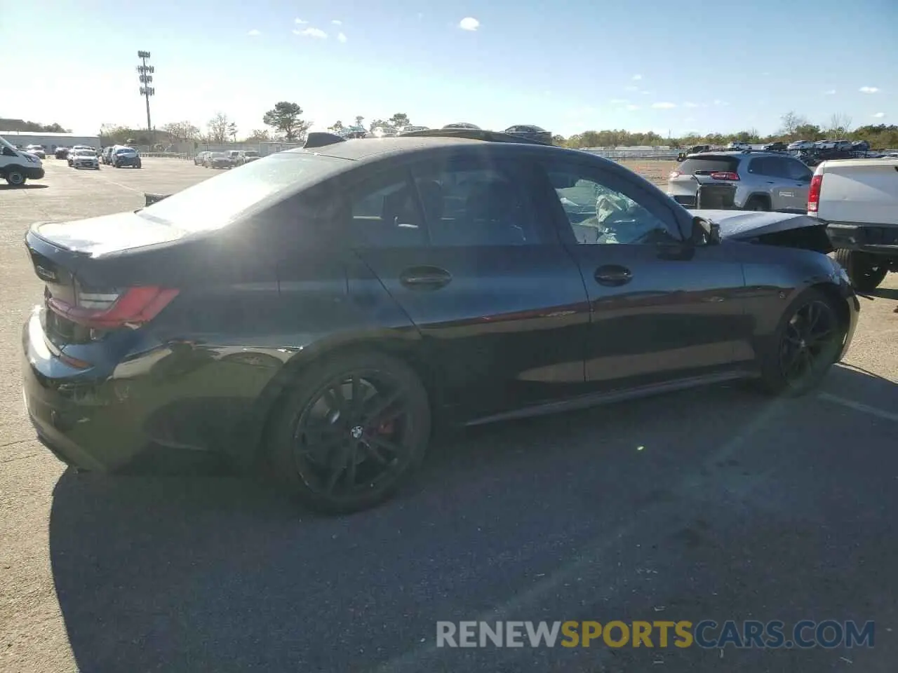 3 fotografías del automóvil dañado 3MW5U9J07N8C39262 BMW M3 2022