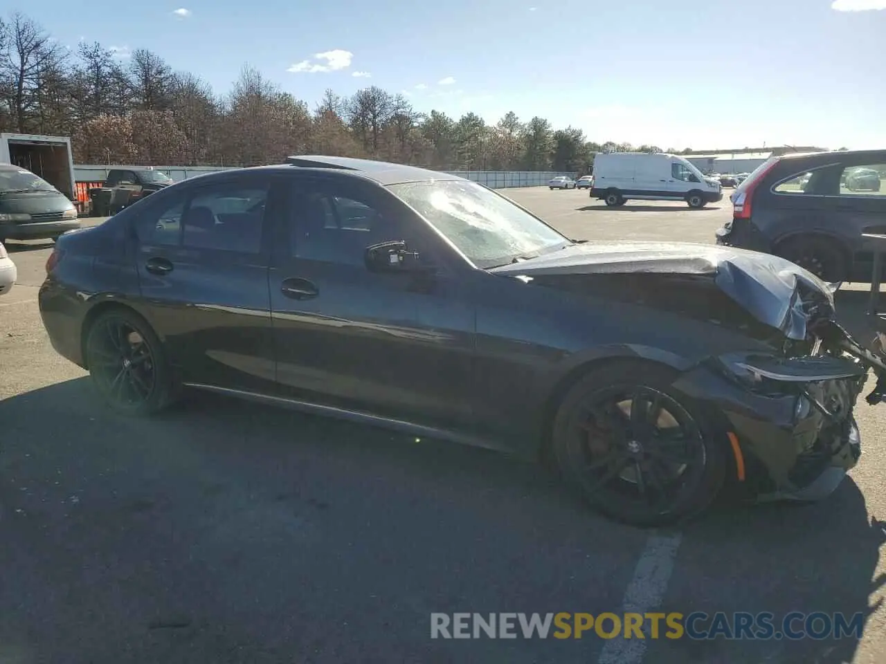 4 fotografías del automóvil dañado 3MW5U9J07N8C39262 BMW M3 2022