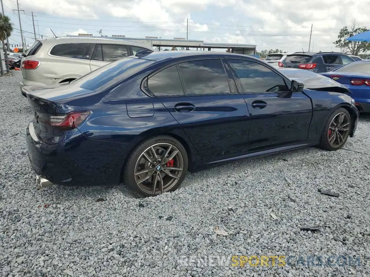 3 fotografías del automóvil dañado WBA5U7C03NFM33649 BMW M3 2022