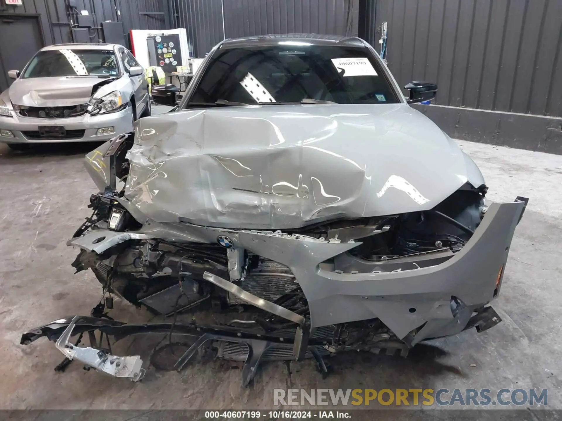 6 fotografías del automóvil dañado WBS33AY01NFL77691 BMW M3 2022