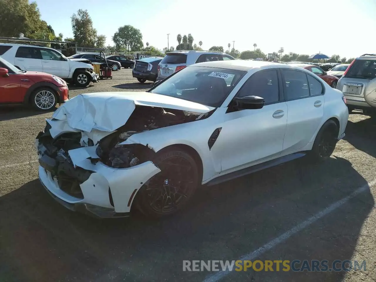 1 fotografías del automóvil dañado WBS33AY03NFL72105 BMW M3 2022