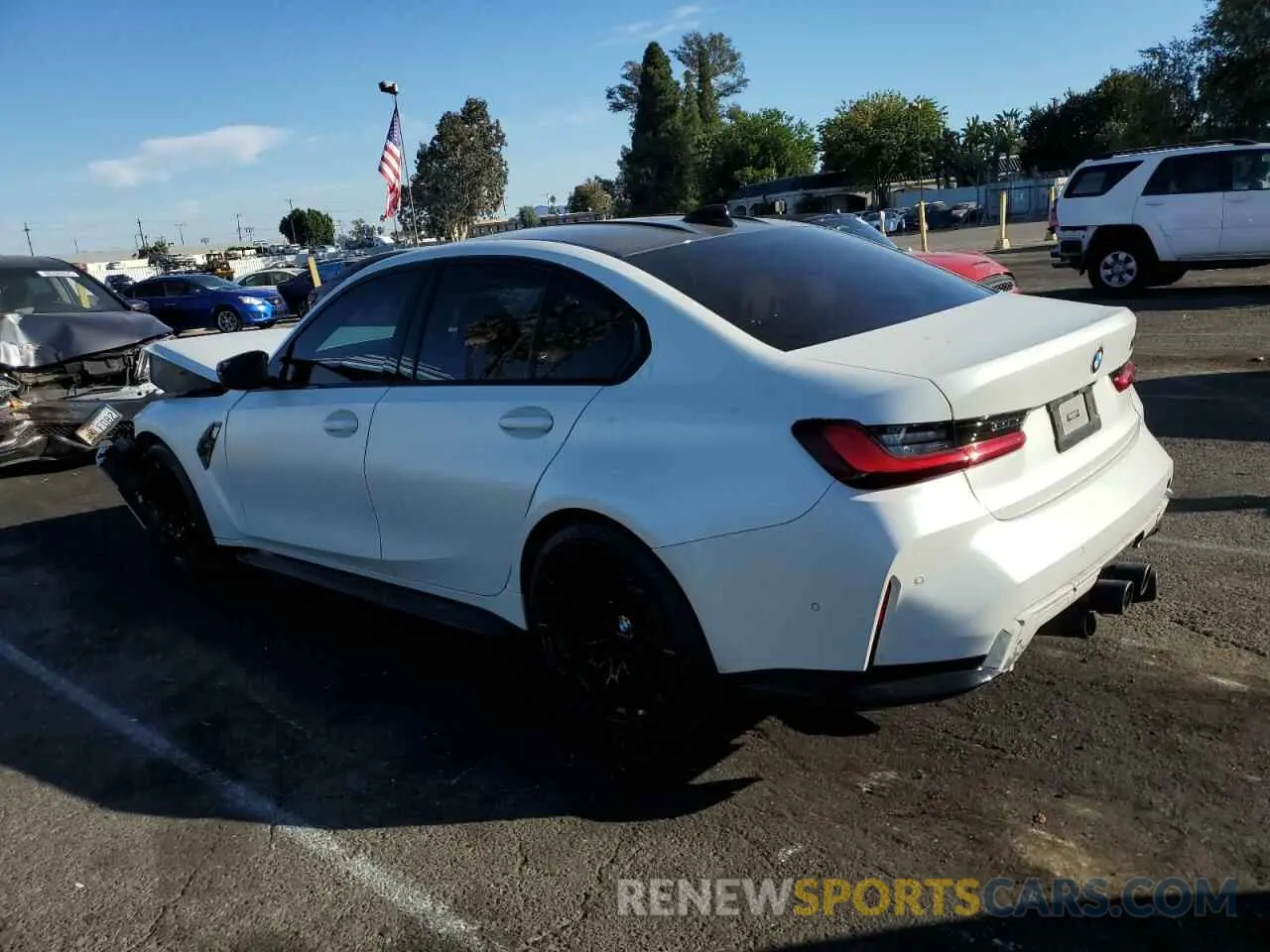 2 fotografías del automóvil dañado WBS33AY03NFL72105 BMW M3 2022
