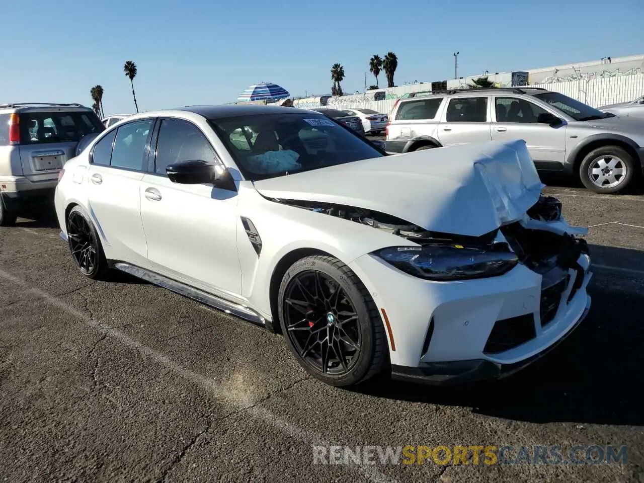 4 fotografías del automóvil dañado WBS33AY03NFL72105 BMW M3 2022