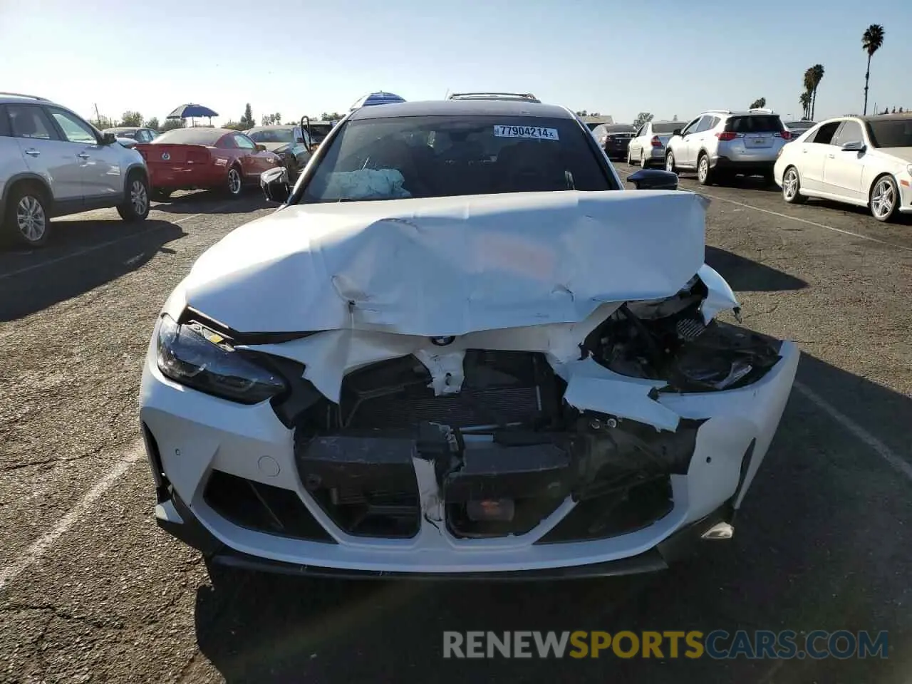 5 fotografías del automóvil dañado WBS33AY03NFL72105 BMW M3 2022