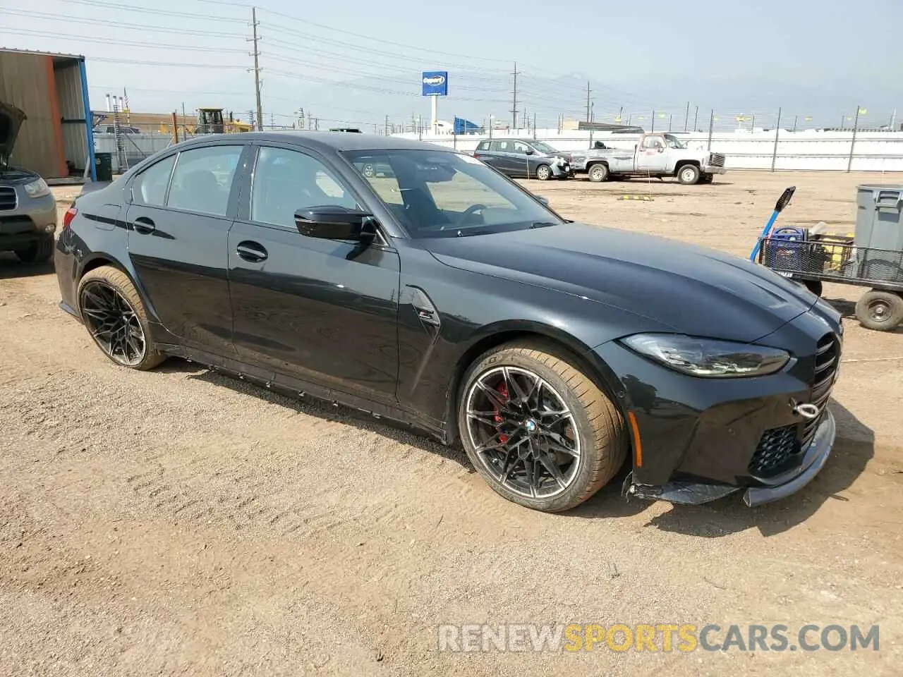 4 fotografías del automóvil dañado WBS33AY04NFM60371 BMW M3 2022