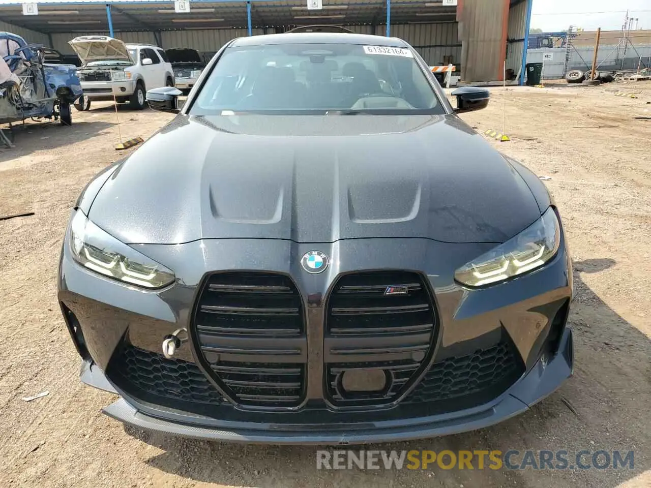 5 fotografías del automóvil dañado WBS33AY04NFM60371 BMW M3 2022