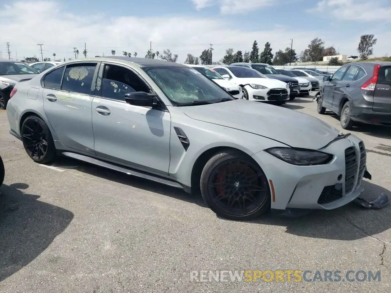 4 fotografías del automóvil dañado WBS33AY08NFL94004 BMW M3 2022