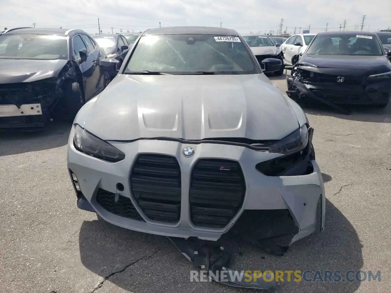 5 fotografías del automóvil dañado WBS33AY08NFL94004 BMW M3 2022