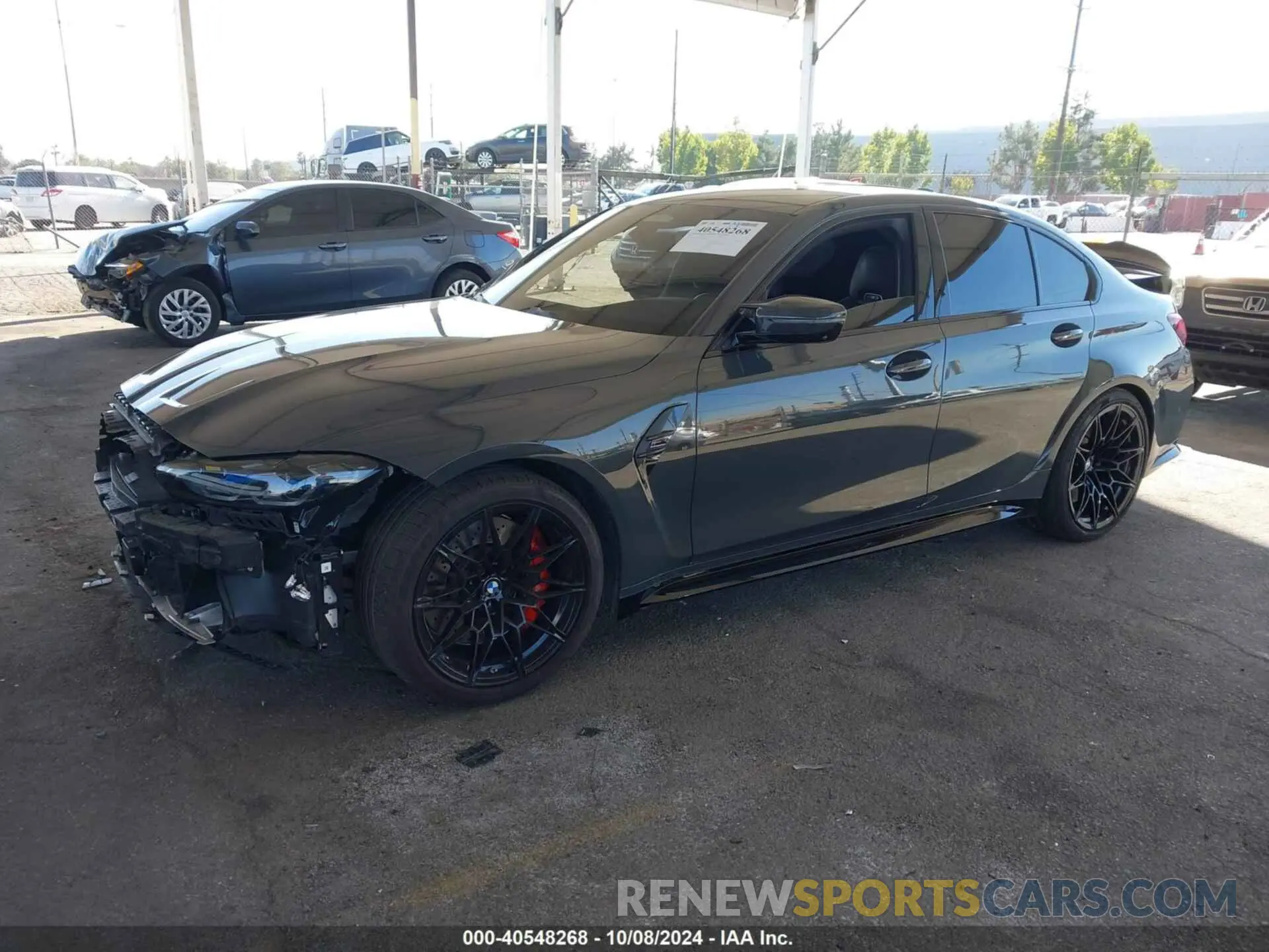 2 fotografías del automóvil dañado WBS33AY09NFL70536 BMW M3 2022