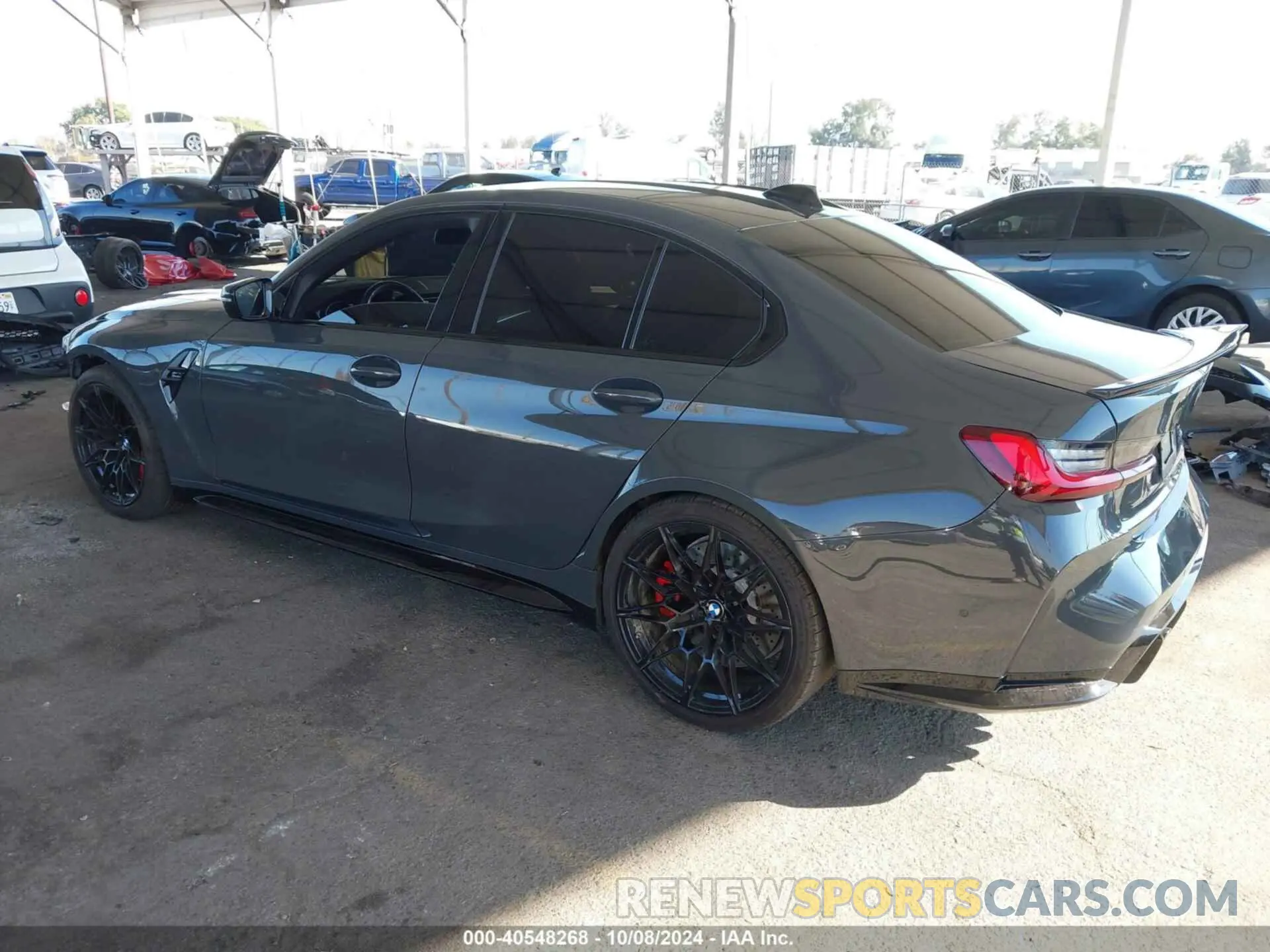 3 fotografías del automóvil dañado WBS33AY09NFL70536 BMW M3 2022