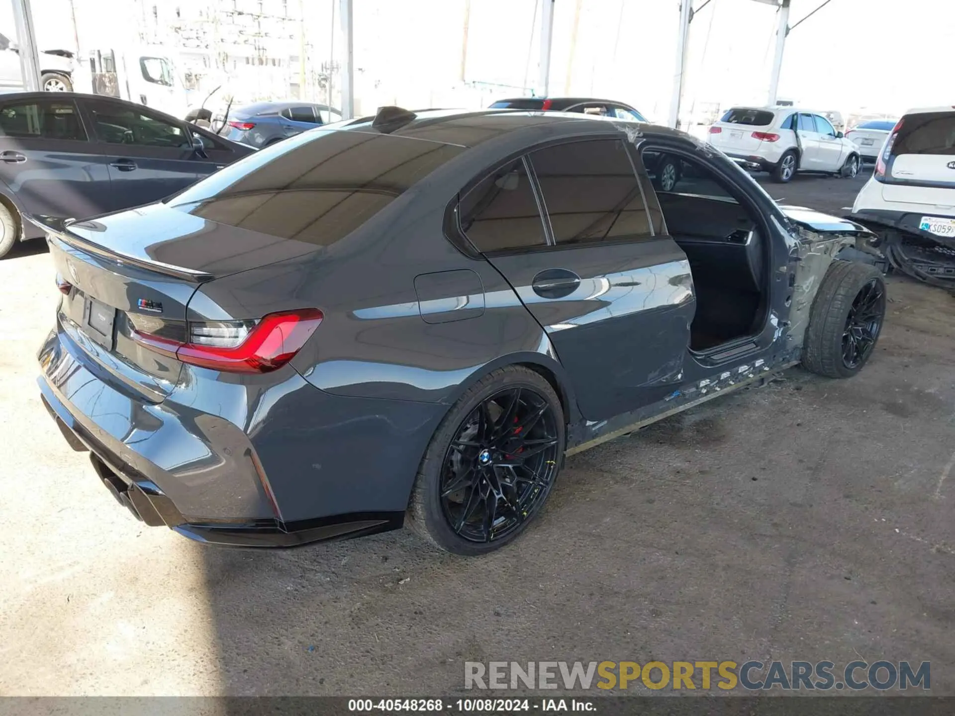 4 fotografías del automóvil dañado WBS33AY09NFL70536 BMW M3 2022