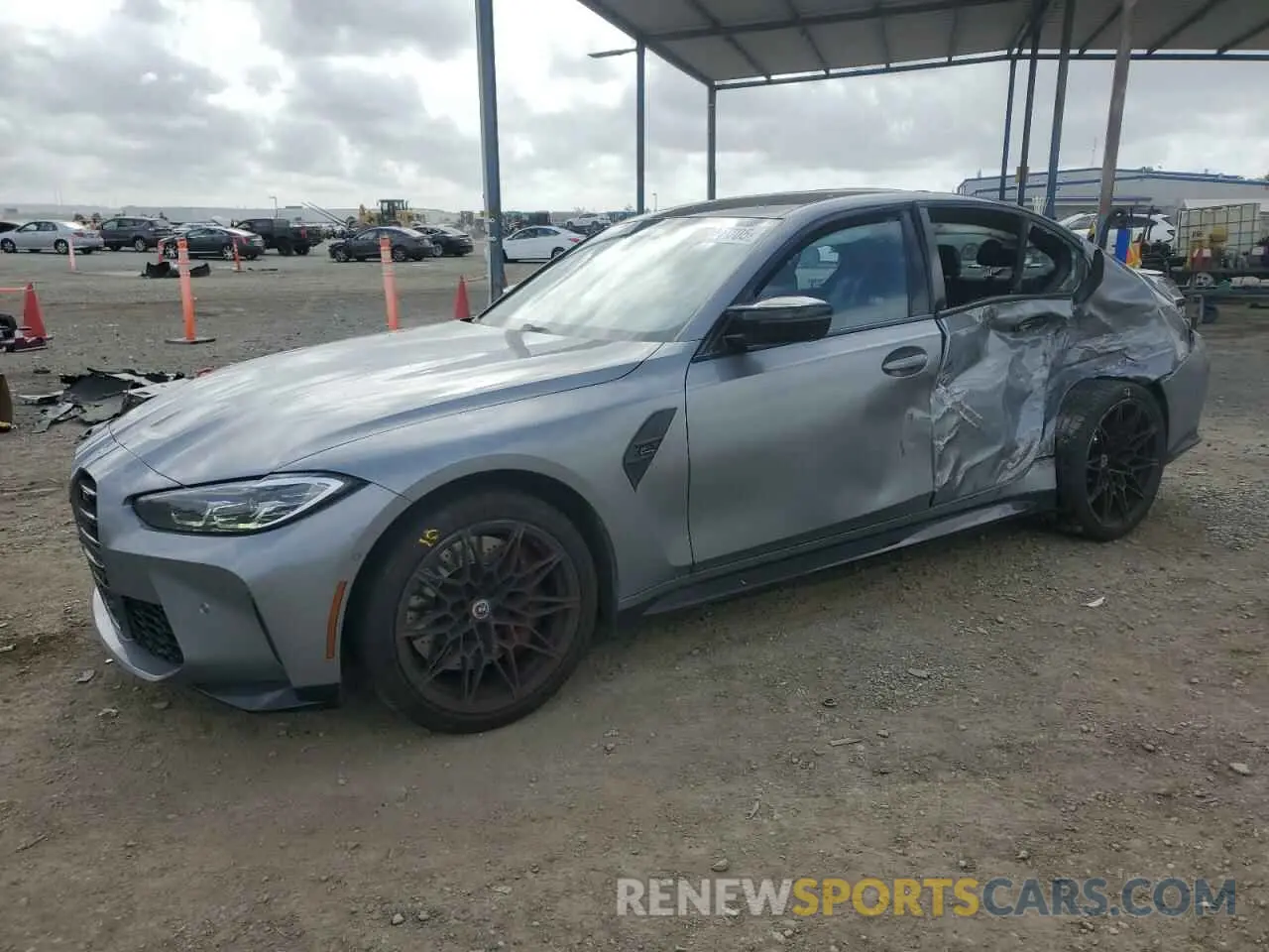 1 fotografías del automóvil dañado WBS43AY02NFN09815 BMW M3 2022