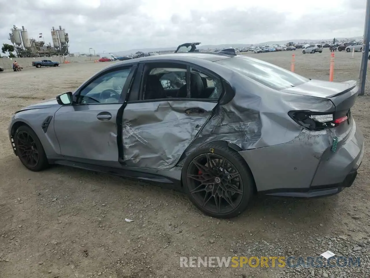 2 fotografías del automóvil dañado WBS43AY02NFN09815 BMW M3 2022