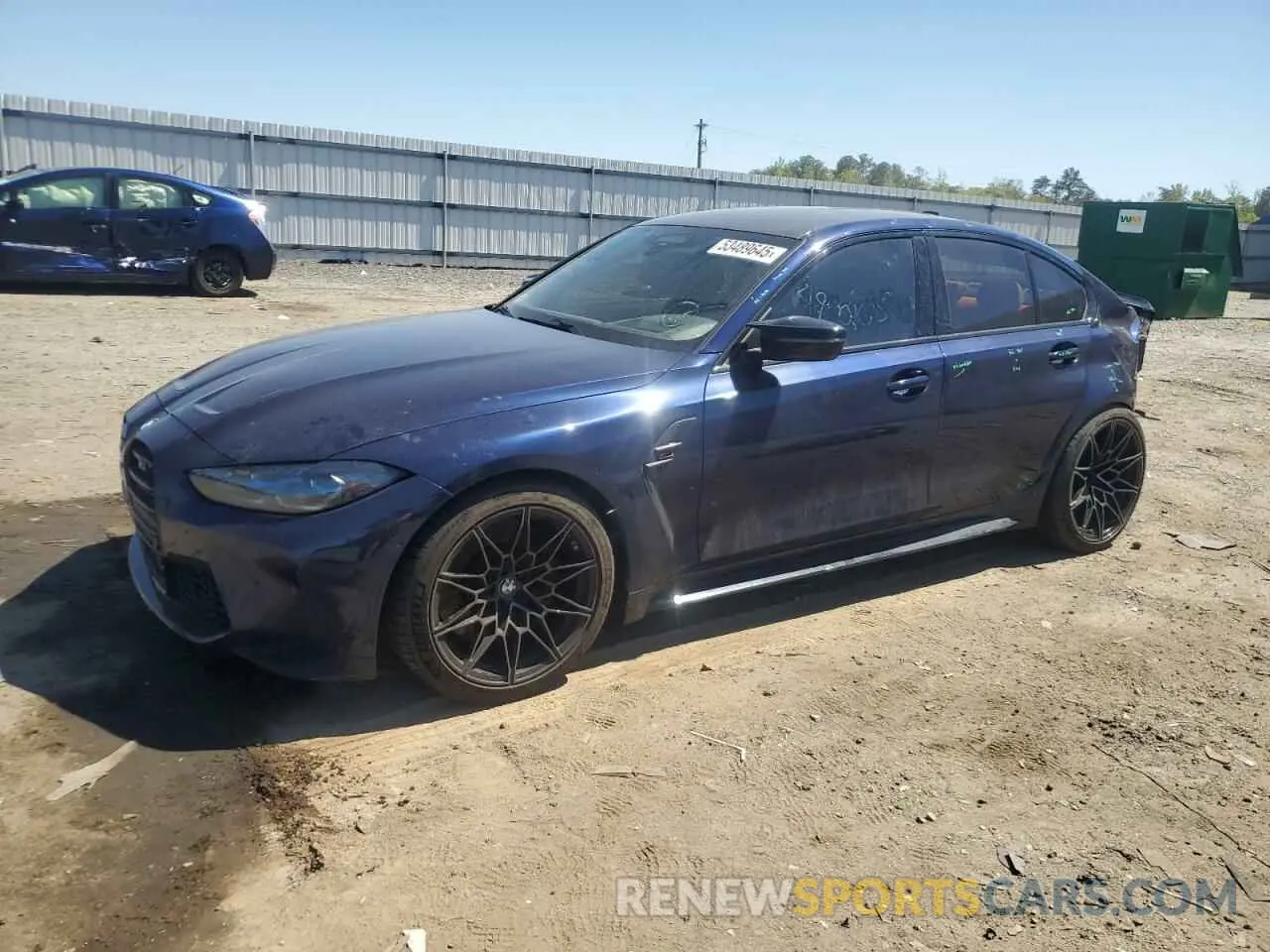 1 fotografías del automóvil dañado WBS43AY05NFL68593 BMW M3 2022