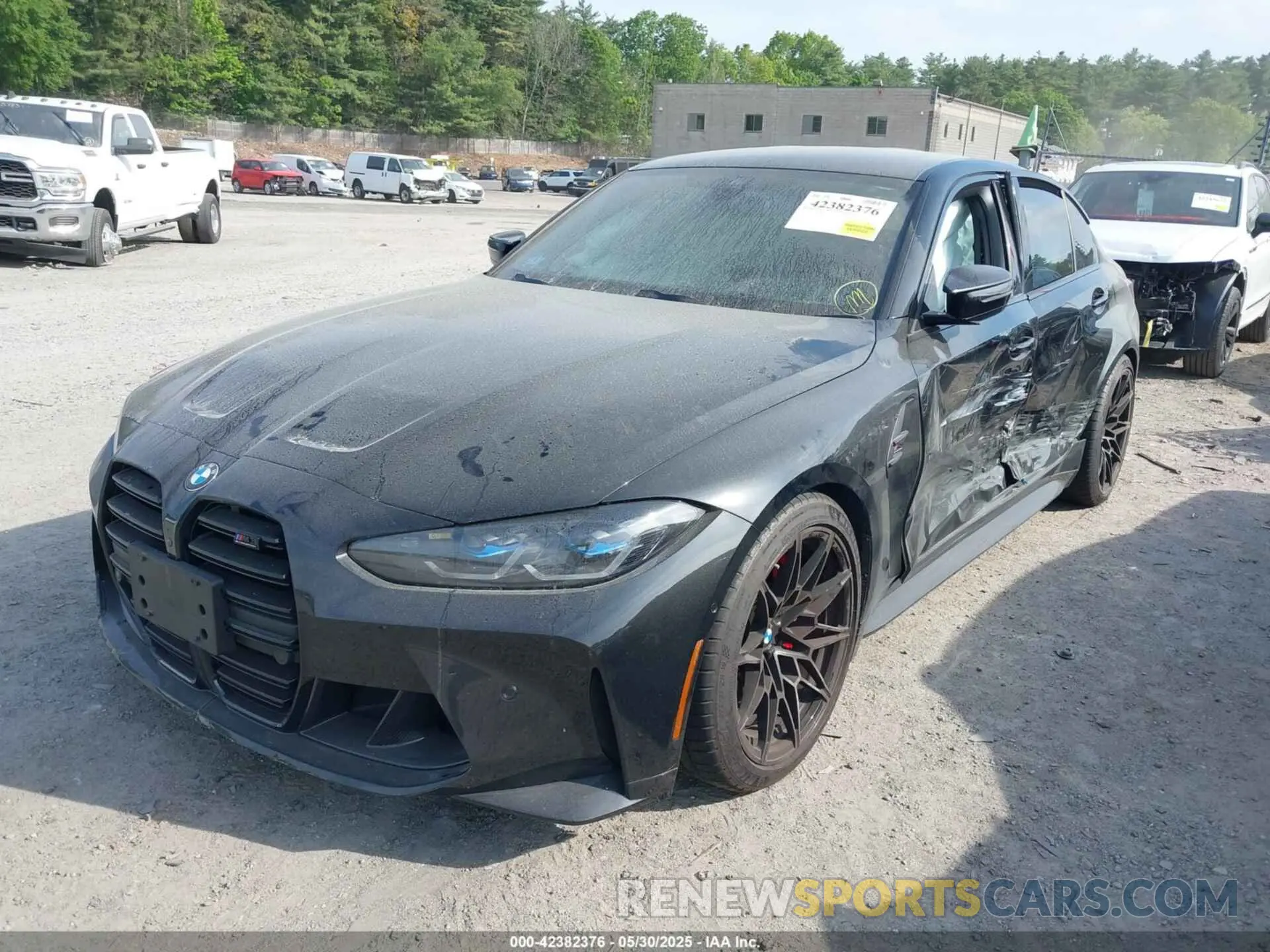 2 fotografías del automóvil dañado WBS43AY05NFM53966 BMW M3 2022