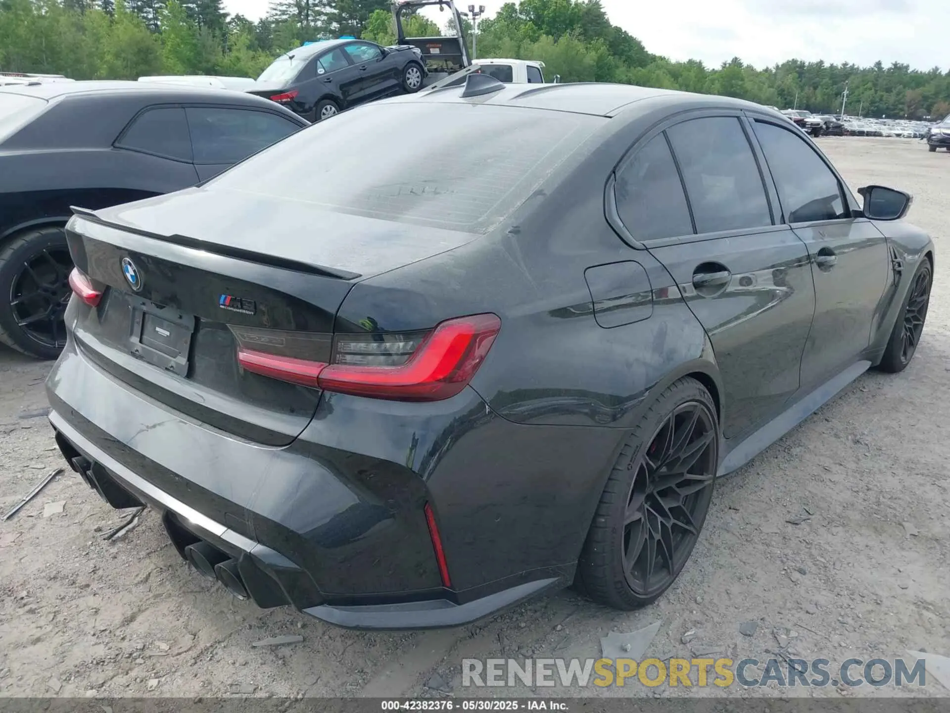 4 fotografías del automóvil dañado WBS43AY05NFM53966 BMW M3 2022