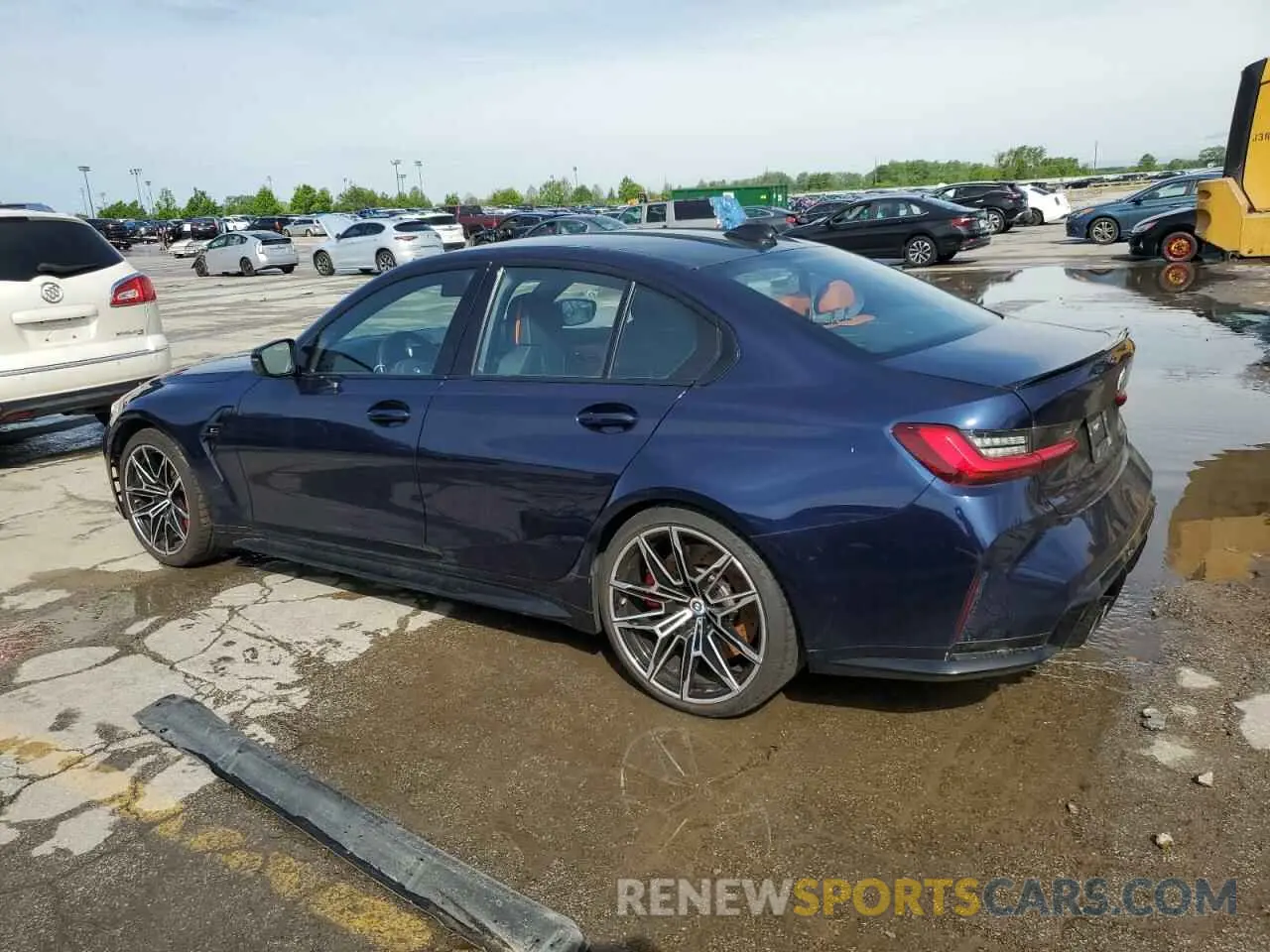 2 fotografías del automóvil dañado WBS43AY06NFN13995 BMW M3 2022