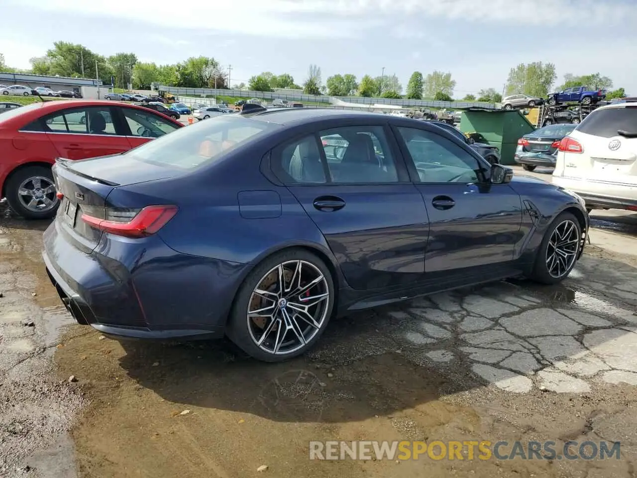 3 fotografías del automóvil dañado WBS43AY06NFN13995 BMW M3 2022
