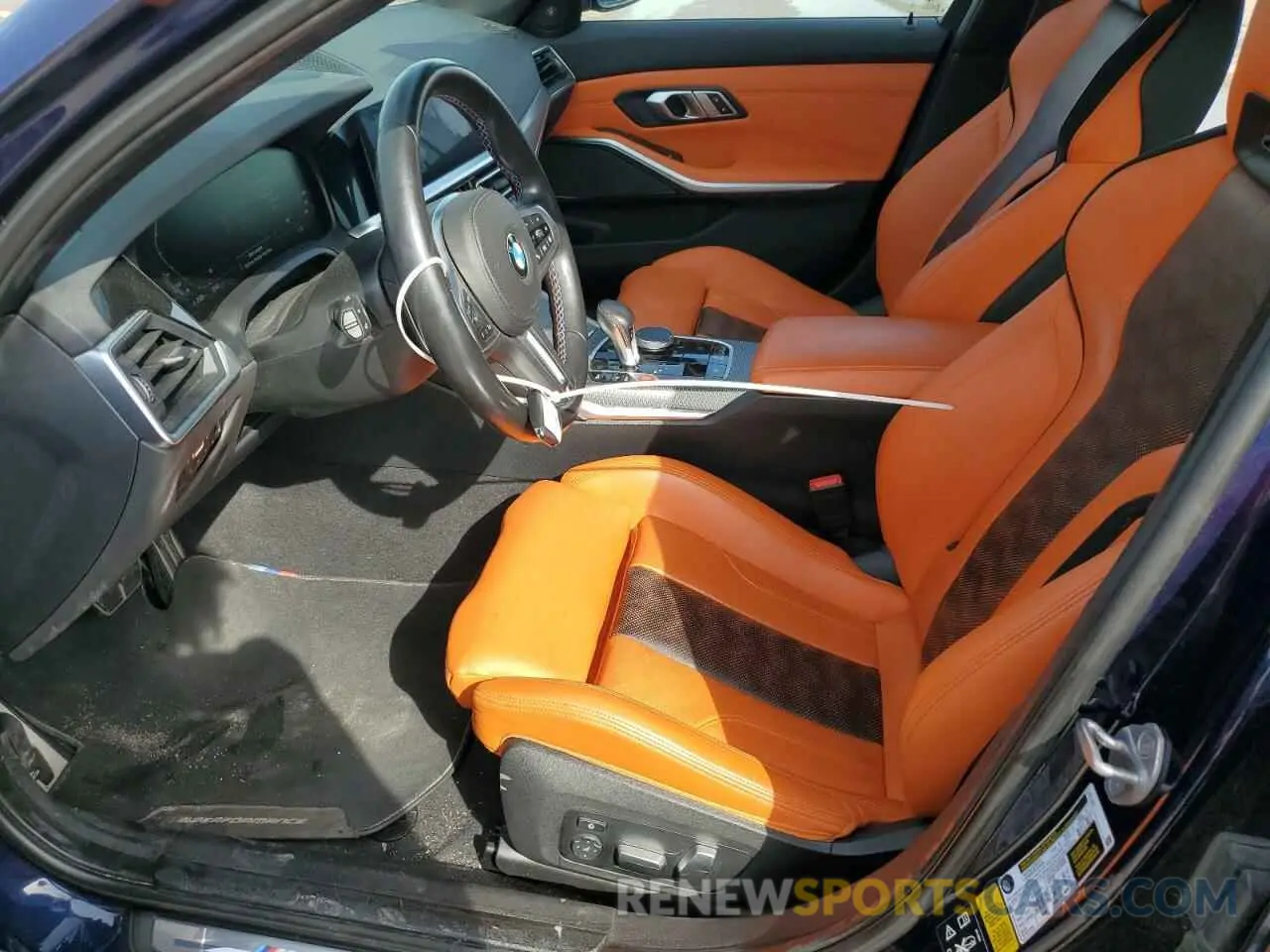7 fotografías del automóvil dañado WBS43AY06NFN13995 BMW M3 2022
