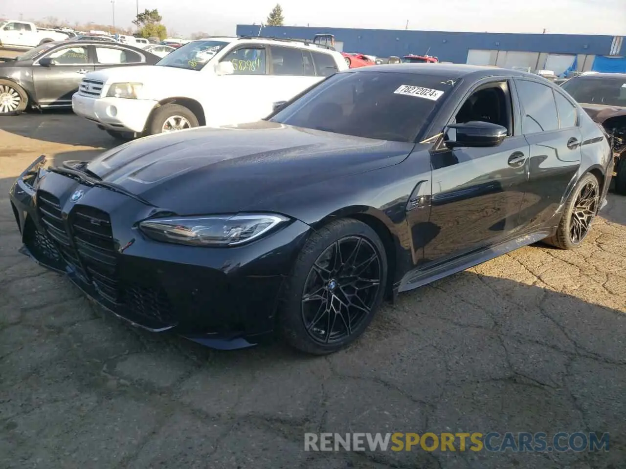 1 fotografías del automóvil dañado WBS43AY07NFM54665 BMW M3 2022