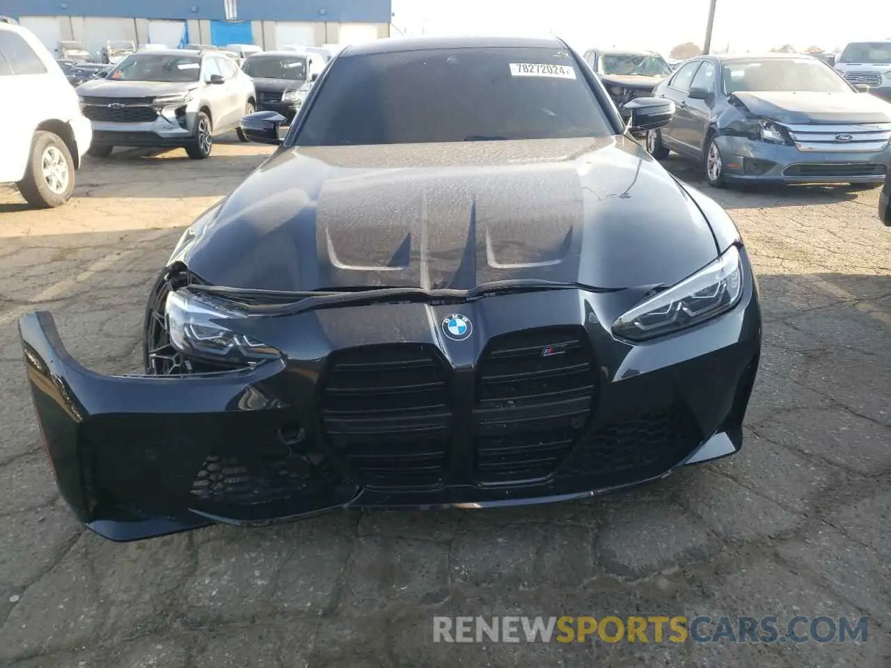 5 fotografías del automóvil dañado WBS43AY07NFM54665 BMW M3 2022