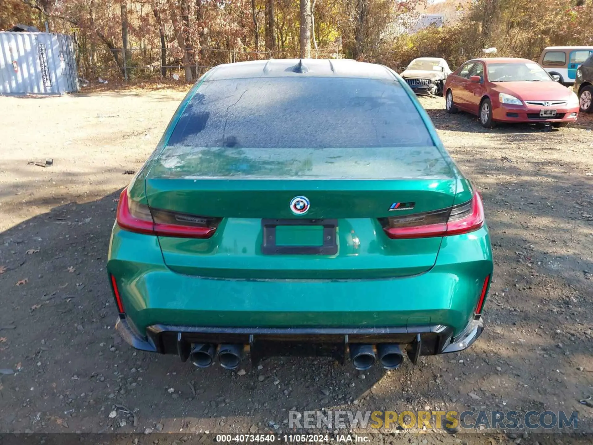 16 fotografías del automóvil dañado WBS43AY0XNFM39738 BMW M3 2022