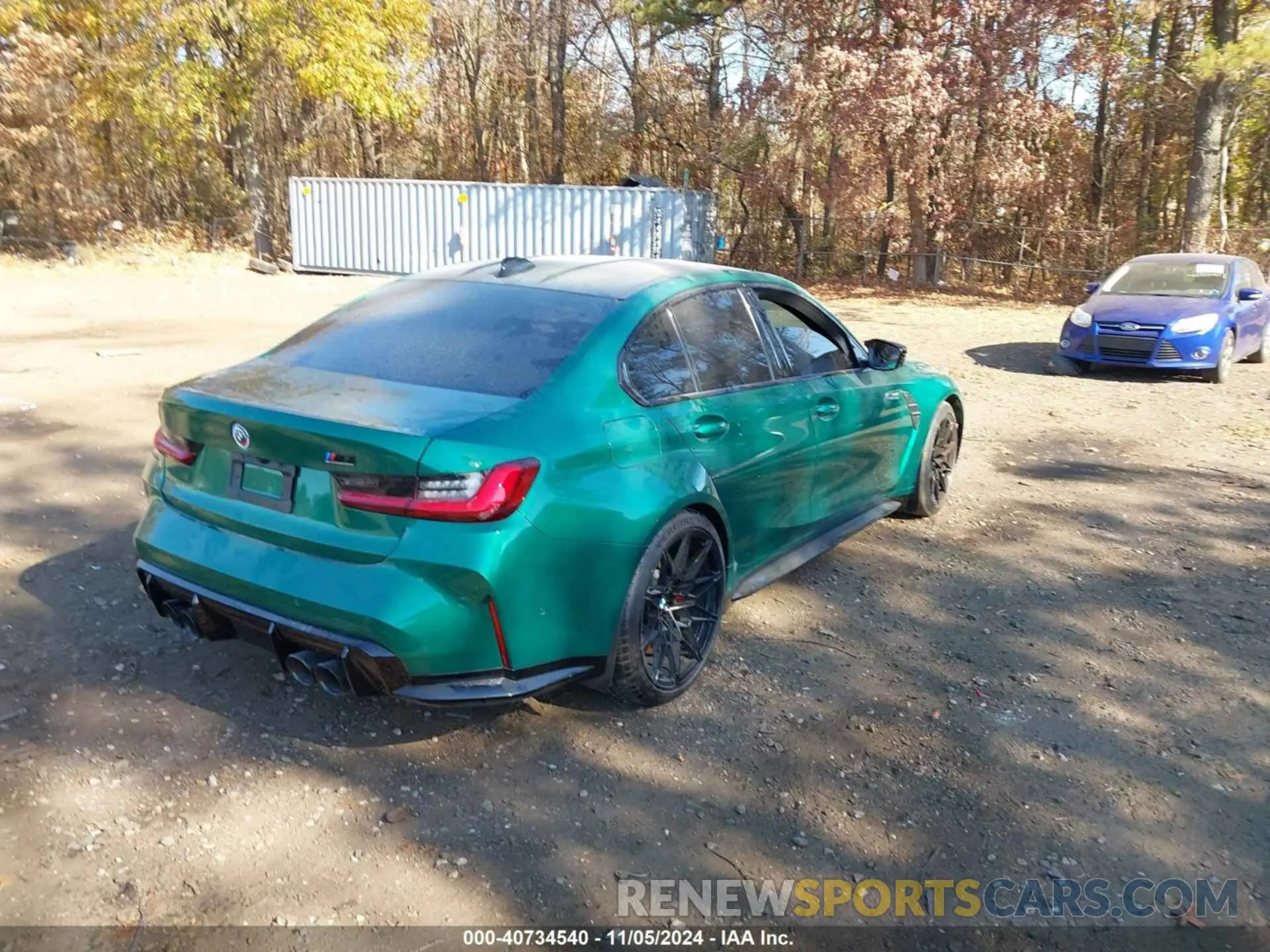 4 fotografías del automóvil dañado WBS43AY0XNFM39738 BMW M3 2022