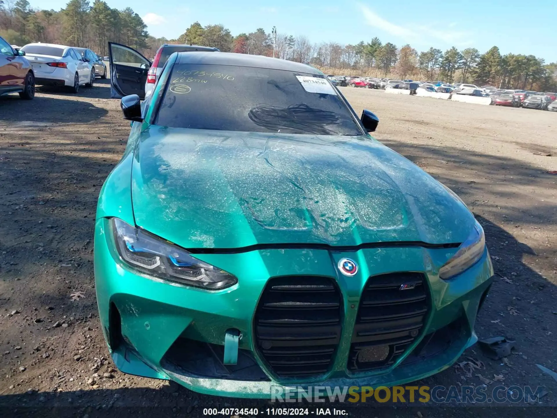 6 fotografías del automóvil dañado WBS43AY0XNFM39738 BMW M3 2022