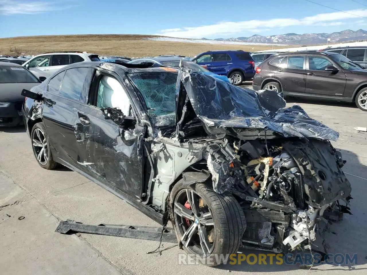4 fotografías del automóvil dañado 3MW49FF00P8C81893 BMW M3 2023