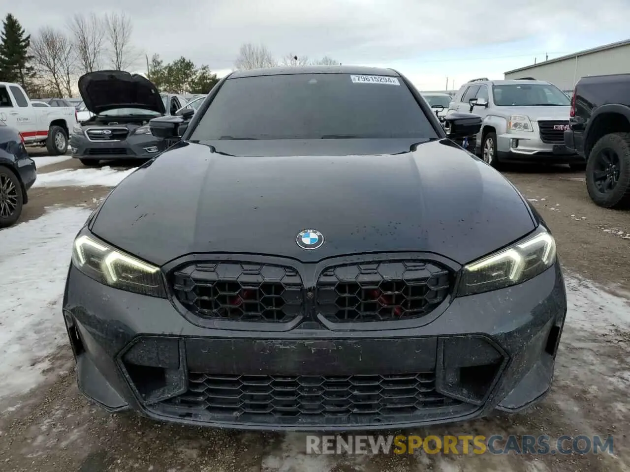 5 fotografías del automóvil dañado 3MW49FF03P8D13476 BMW M3 2023