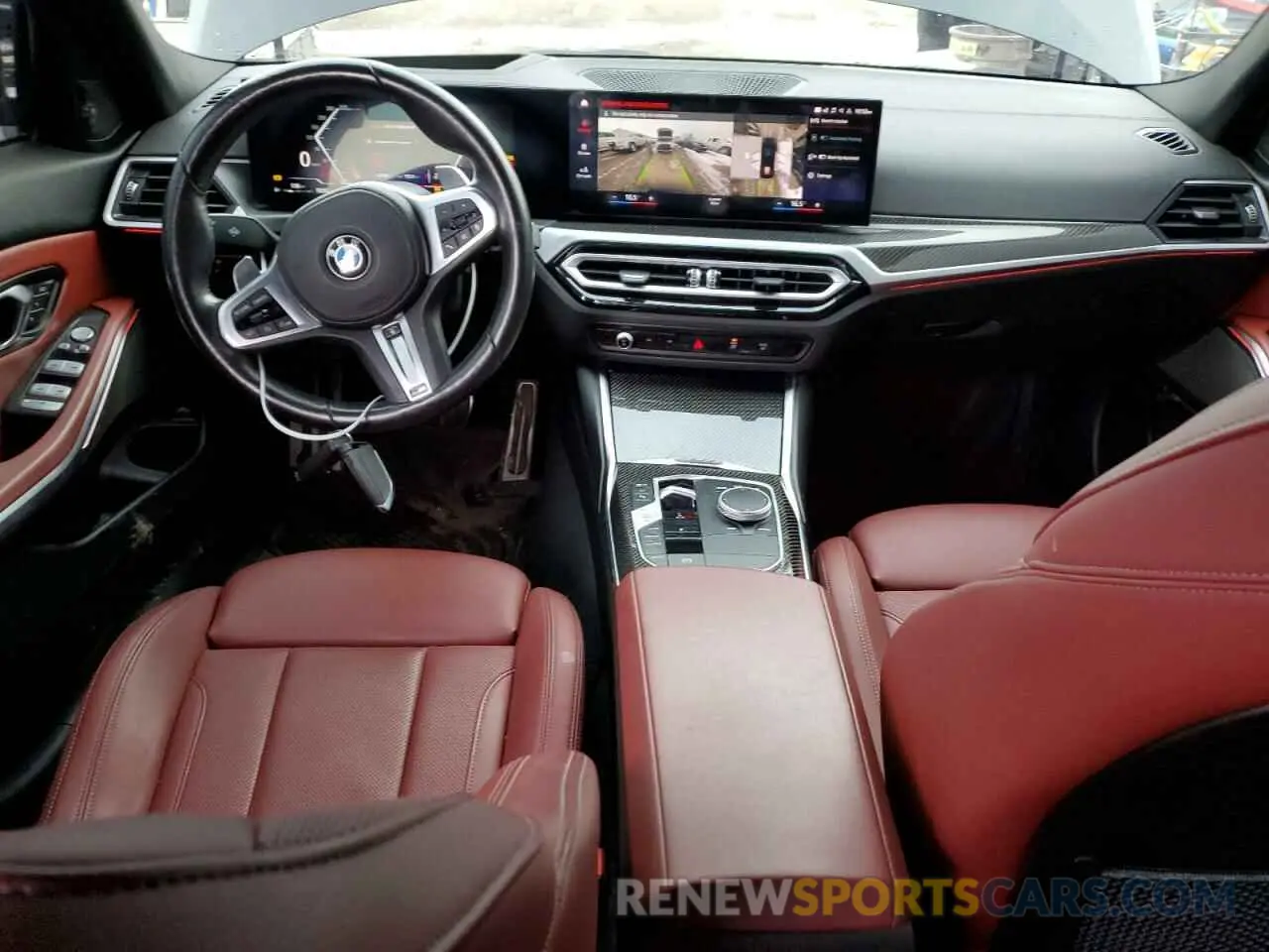 8 fotografías del automóvil dañado 3MW49FF03P8D13476 BMW M3 2023