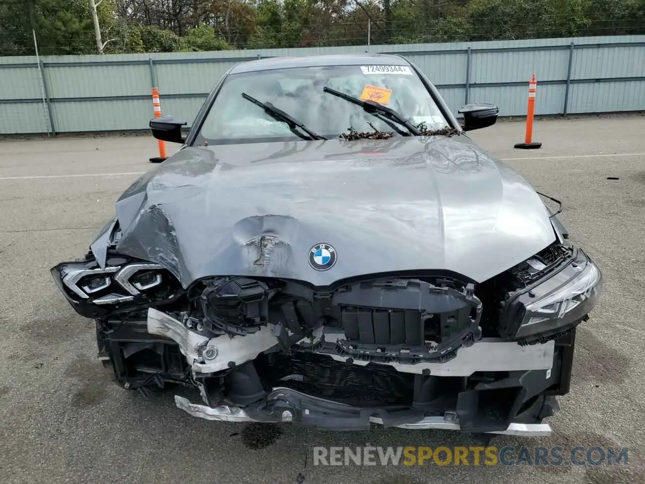5 fotografías del automóvil dañado 3MW49FF08P8D09682 BMW M3 2023