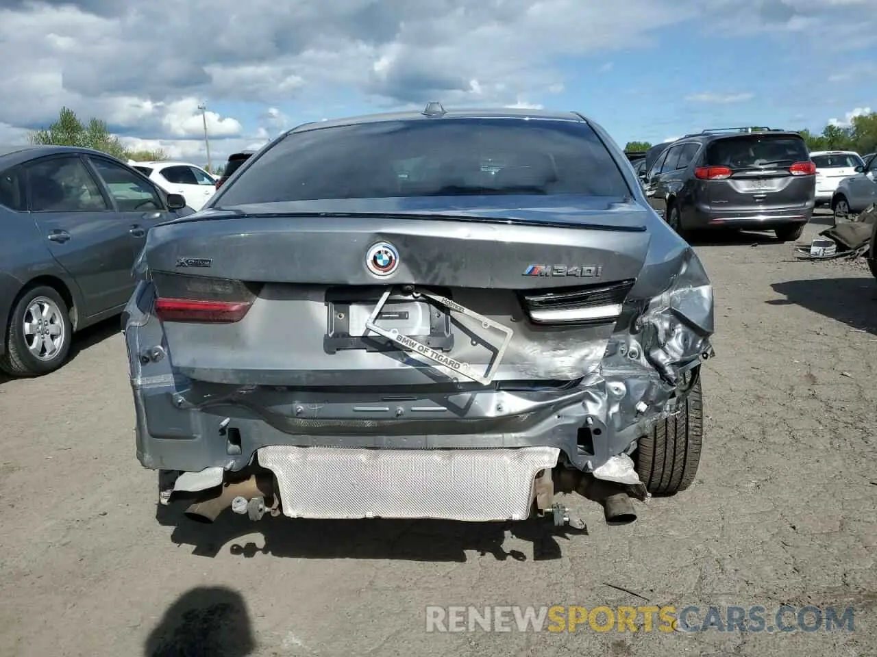 6 fotografías del automóvil dañado 3MW49FF09P8D37233 BMW M3 2023