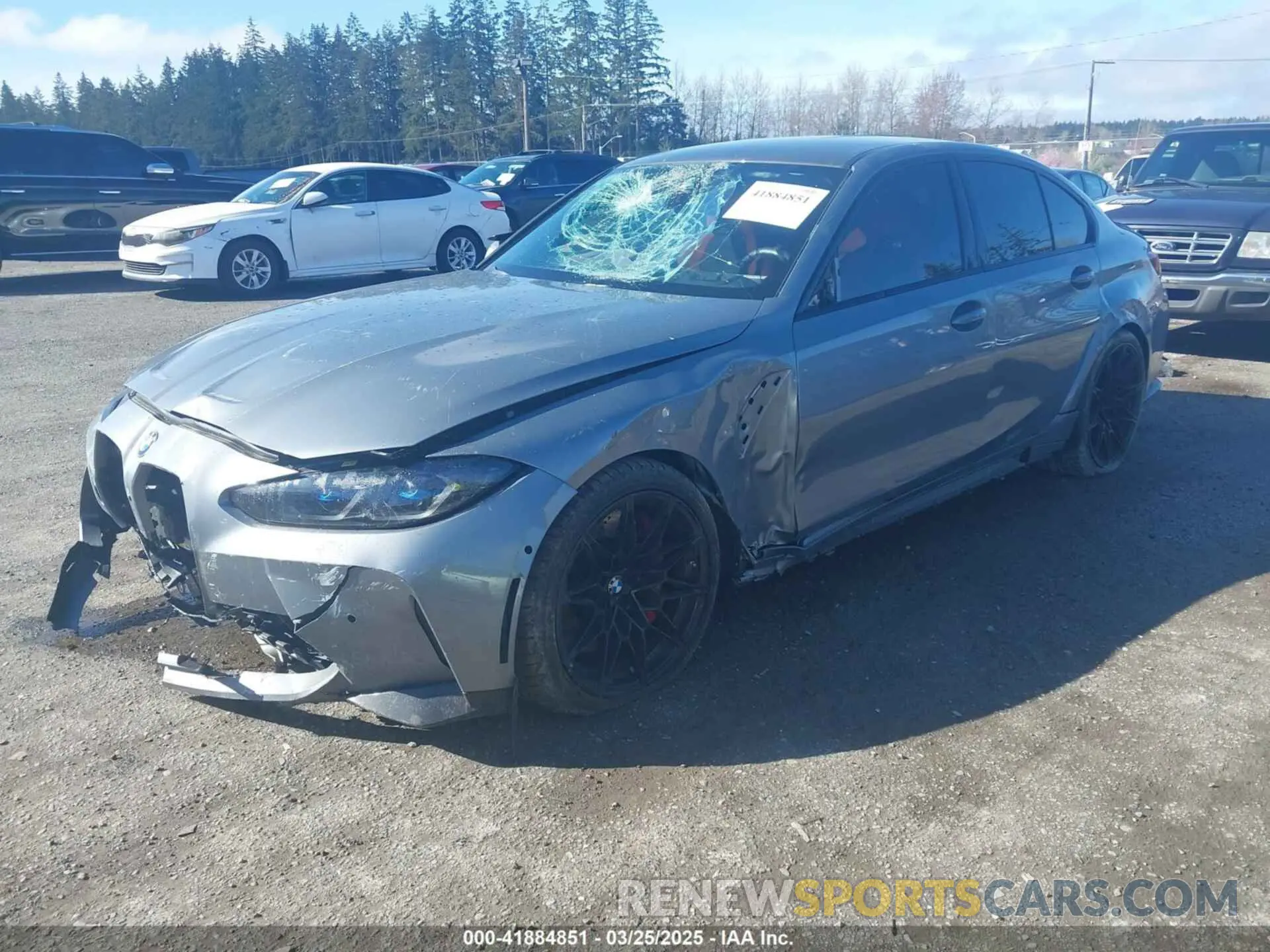 2 fotografías del automóvil dañado WBS33AY05PFR45136 BMW M3 2023