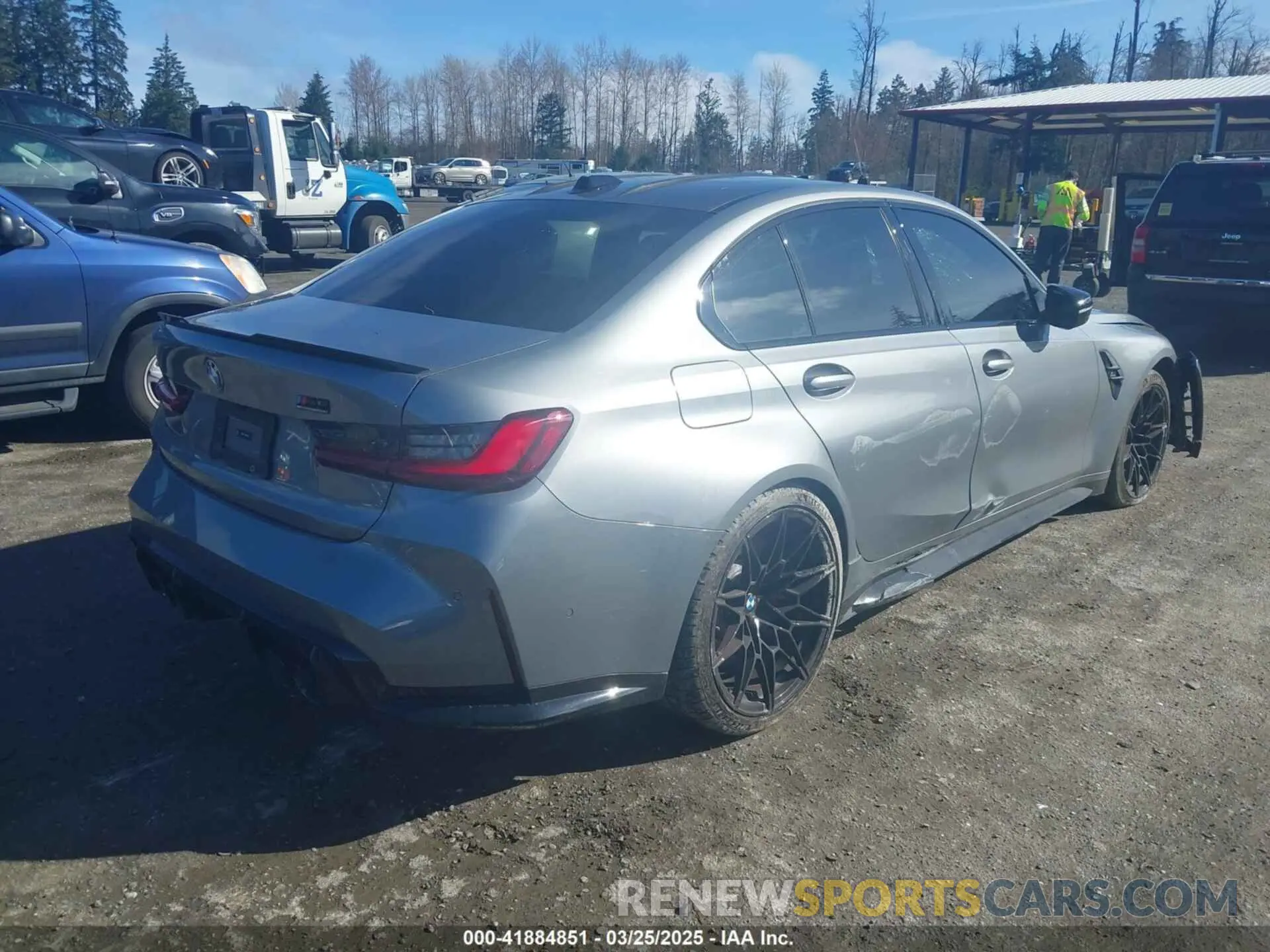 4 fotografías del automóvil dañado WBS33AY05PFR45136 BMW M3 2023