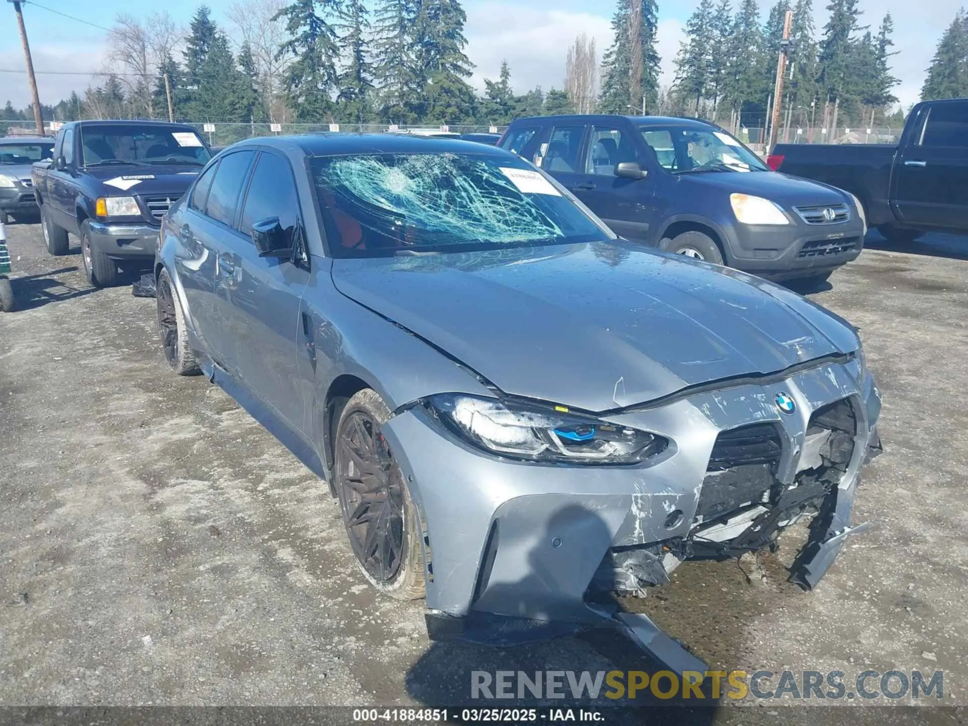 6 fotografías del automóvil dañado WBS33AY05PFR45136 BMW M3 2023