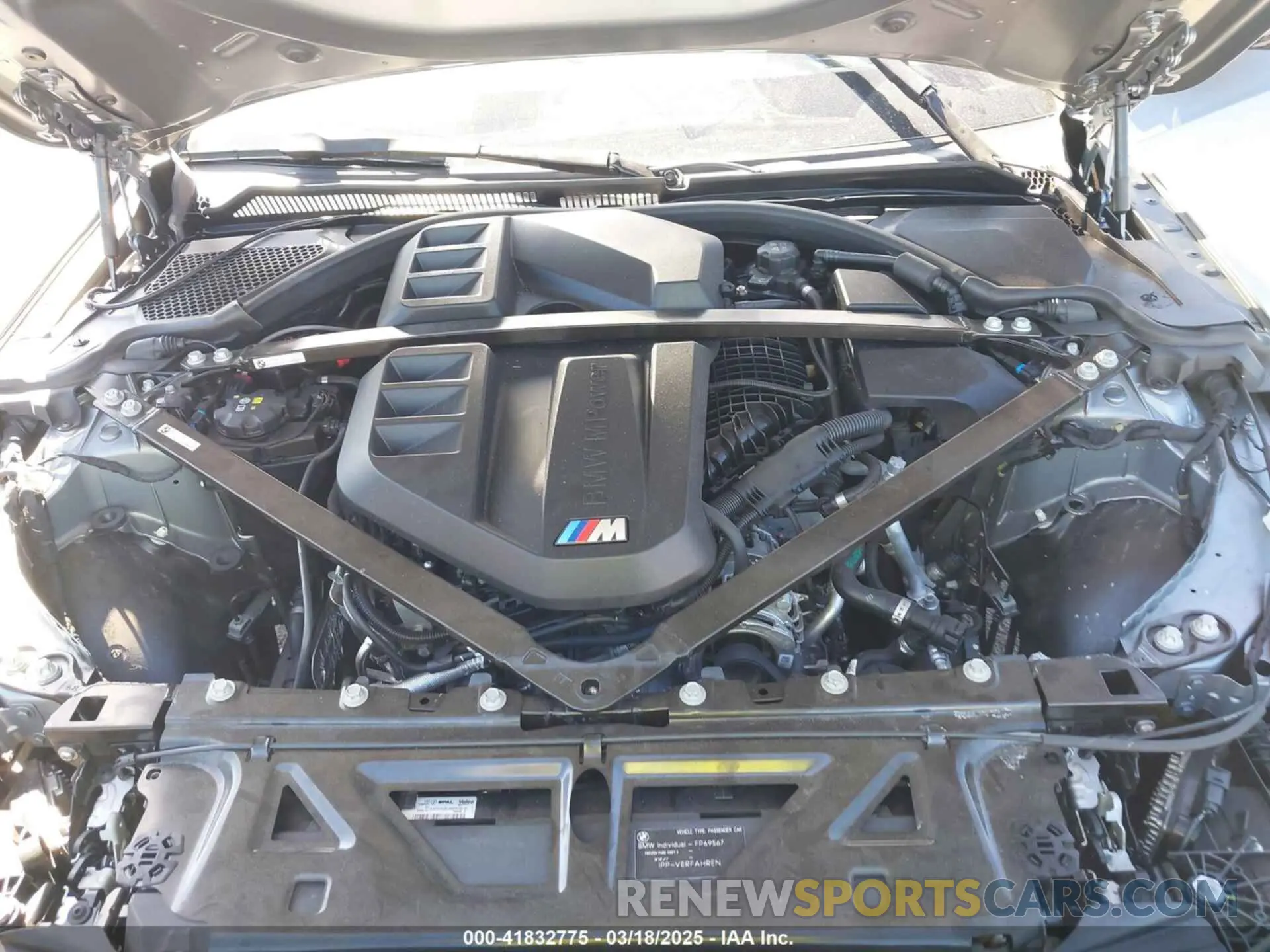 10 fotografías del automóvil dañado WBS33AY06PFP69567 BMW M3 2023