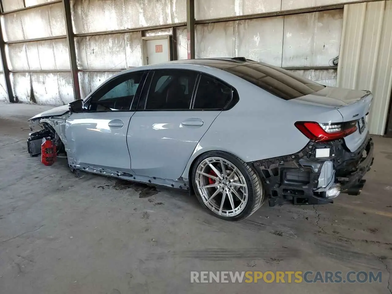 2 fotografías del automóvil dañado WBS43AY01PFN59074 BMW M3 2023