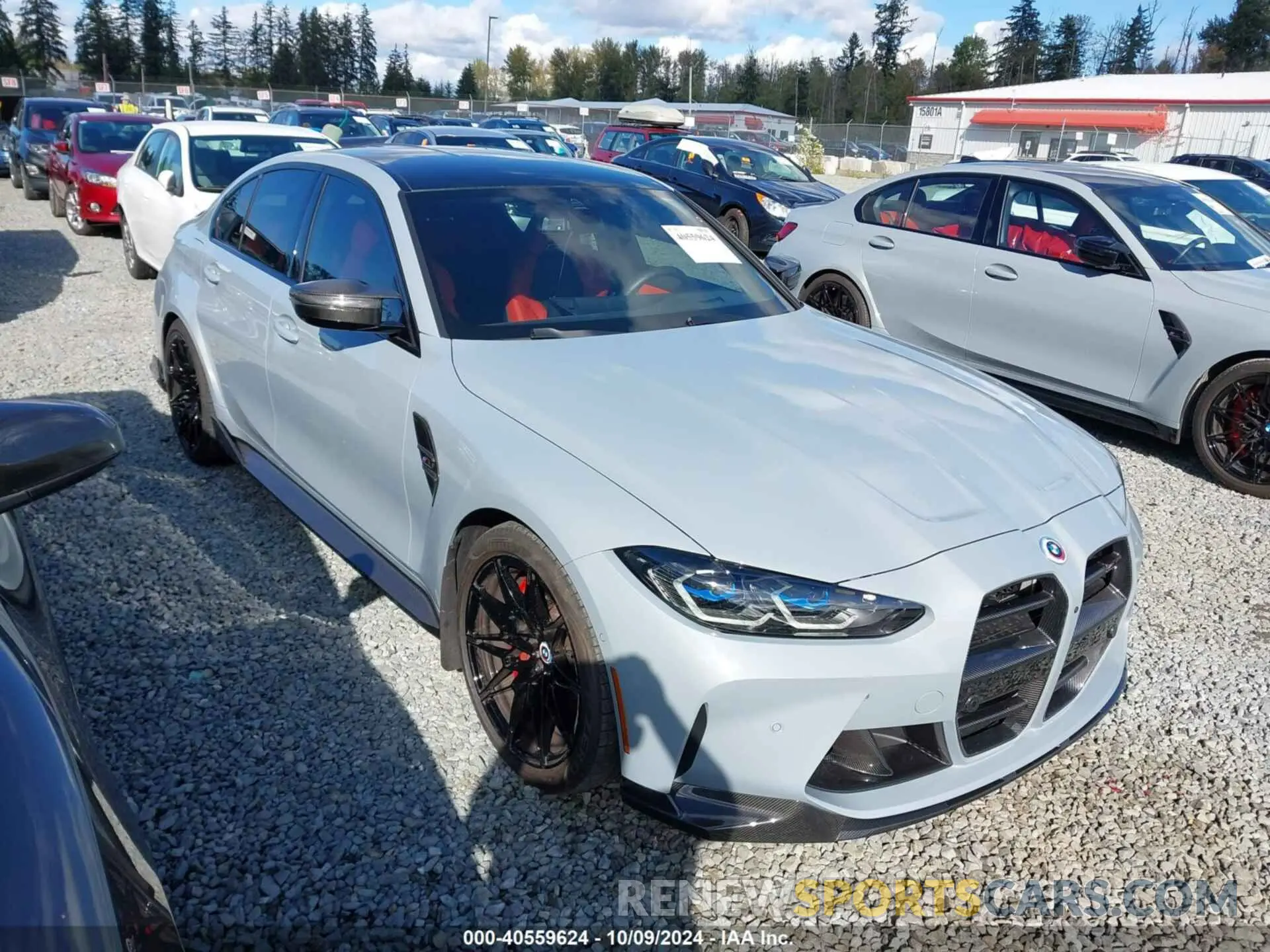 1 fotografías del automóvil dañado WBS43AY02PFN54000 BMW M3 2023