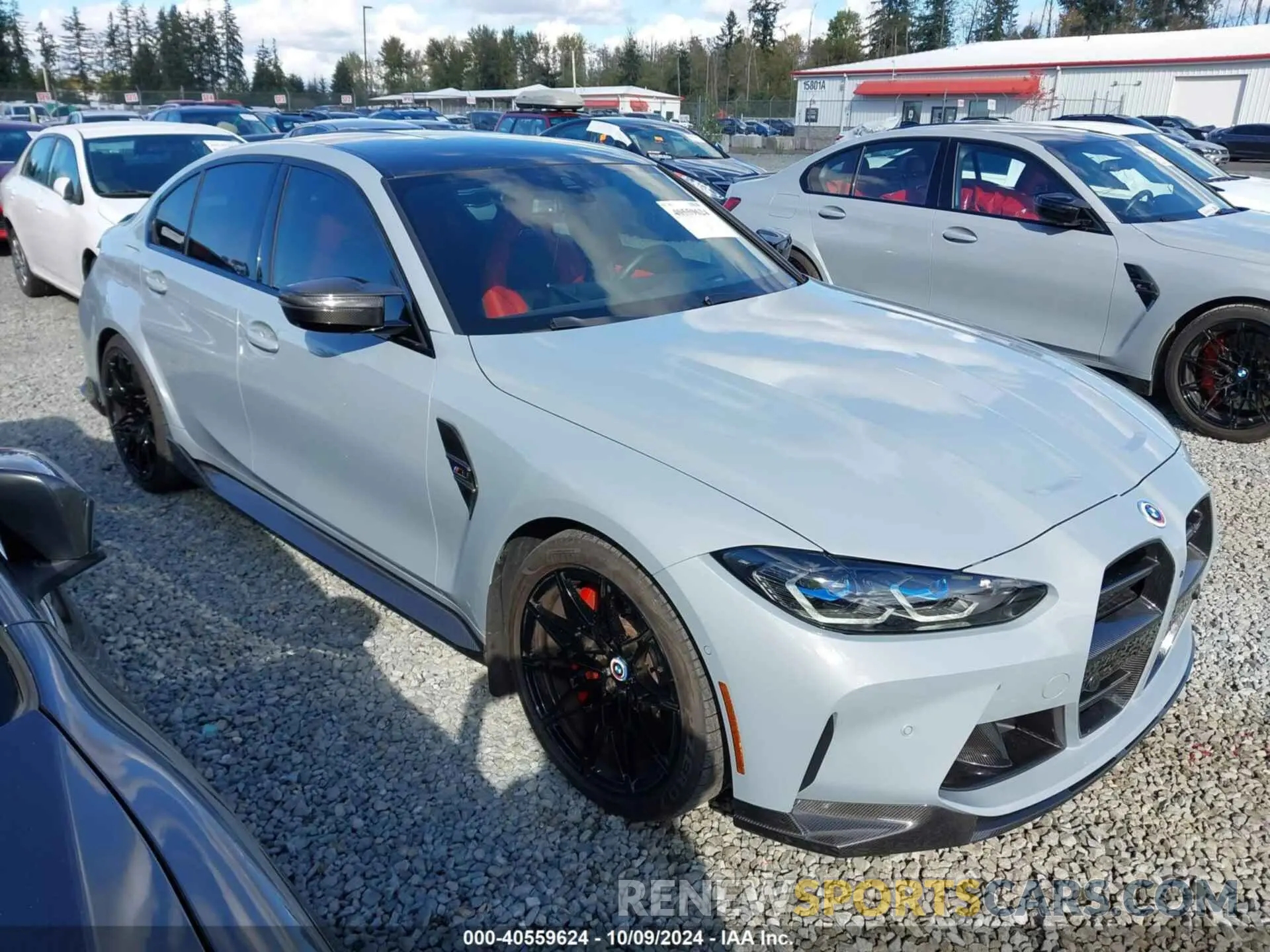 14 fotografías del automóvil dañado WBS43AY02PFN54000 BMW M3 2023