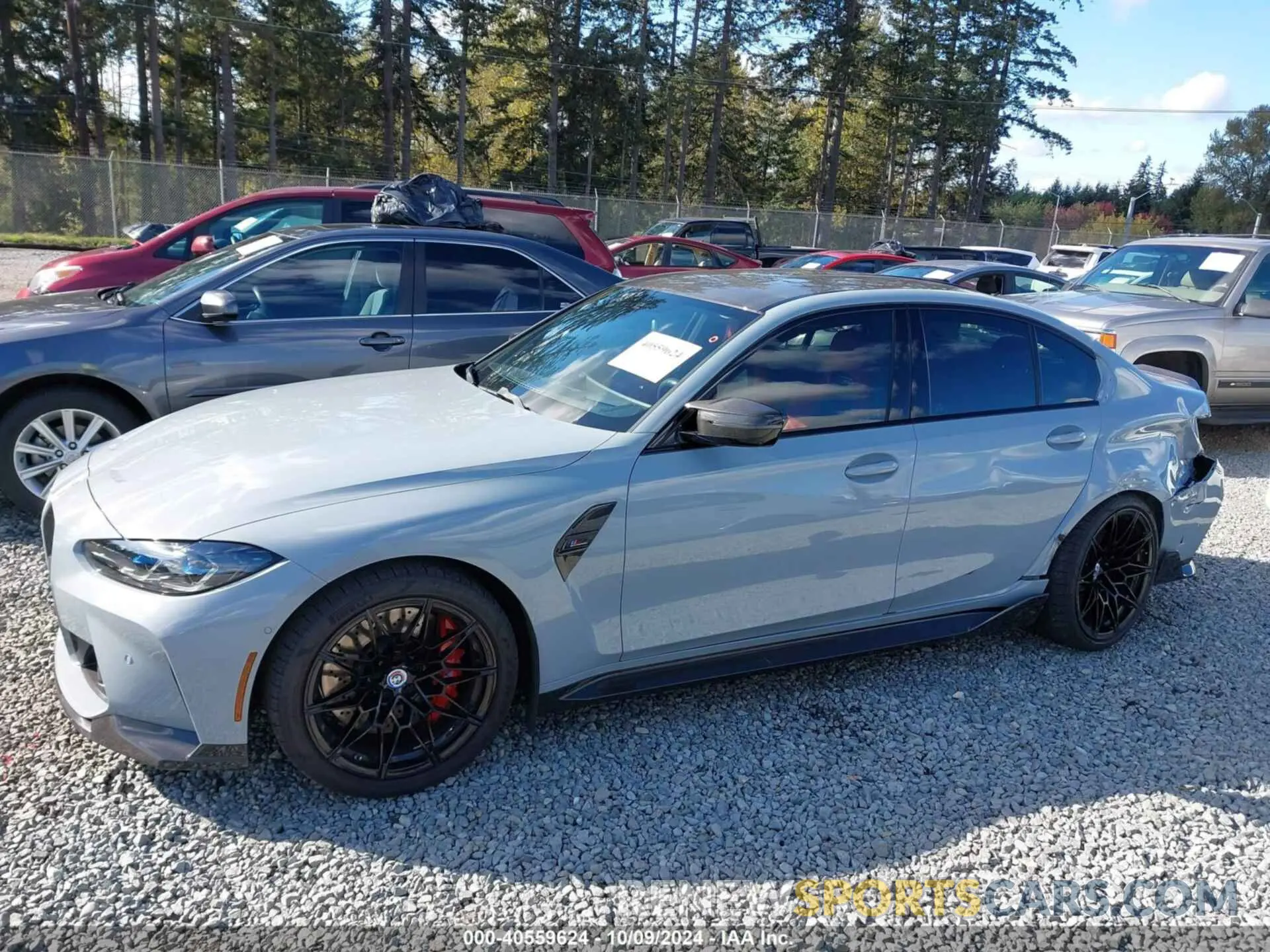 15 fotografías del automóvil dañado WBS43AY02PFN54000 BMW M3 2023