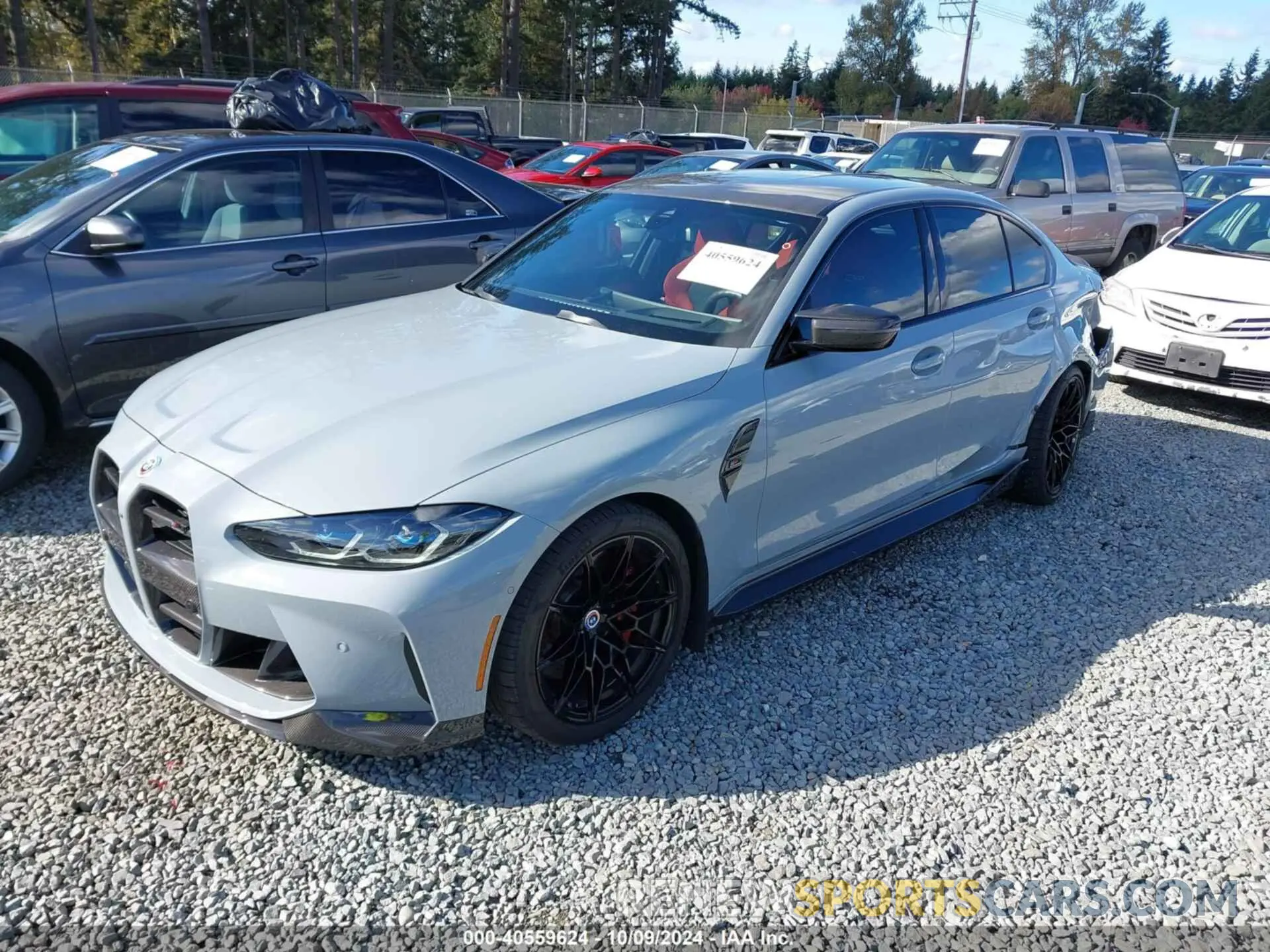 2 fotografías del automóvil dañado WBS43AY02PFN54000 BMW M3 2023