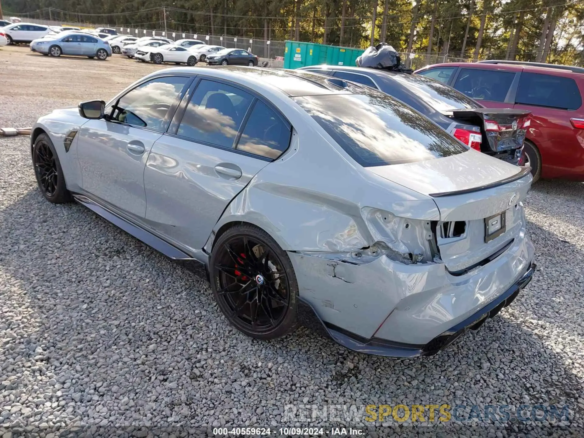3 fotografías del automóvil dañado WBS43AY02PFN54000 BMW M3 2023