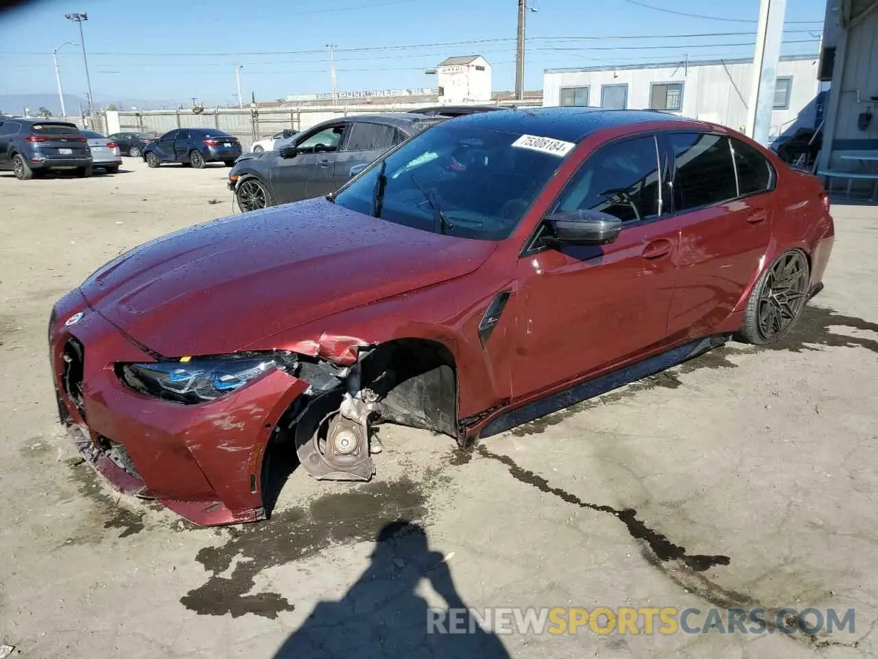 1 fotografías del automóvil dañado WBS43AY04PFN72160 BMW M3 2023