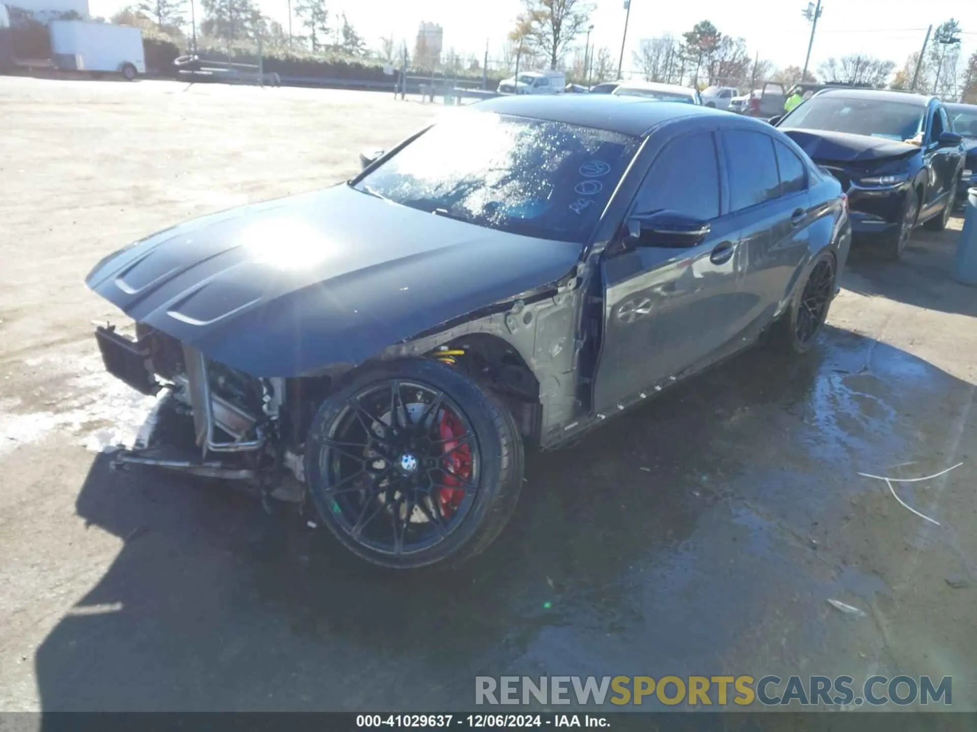 2 fotografías del automóvil dañado WBS43AY06PFP98328 BMW M3 2023